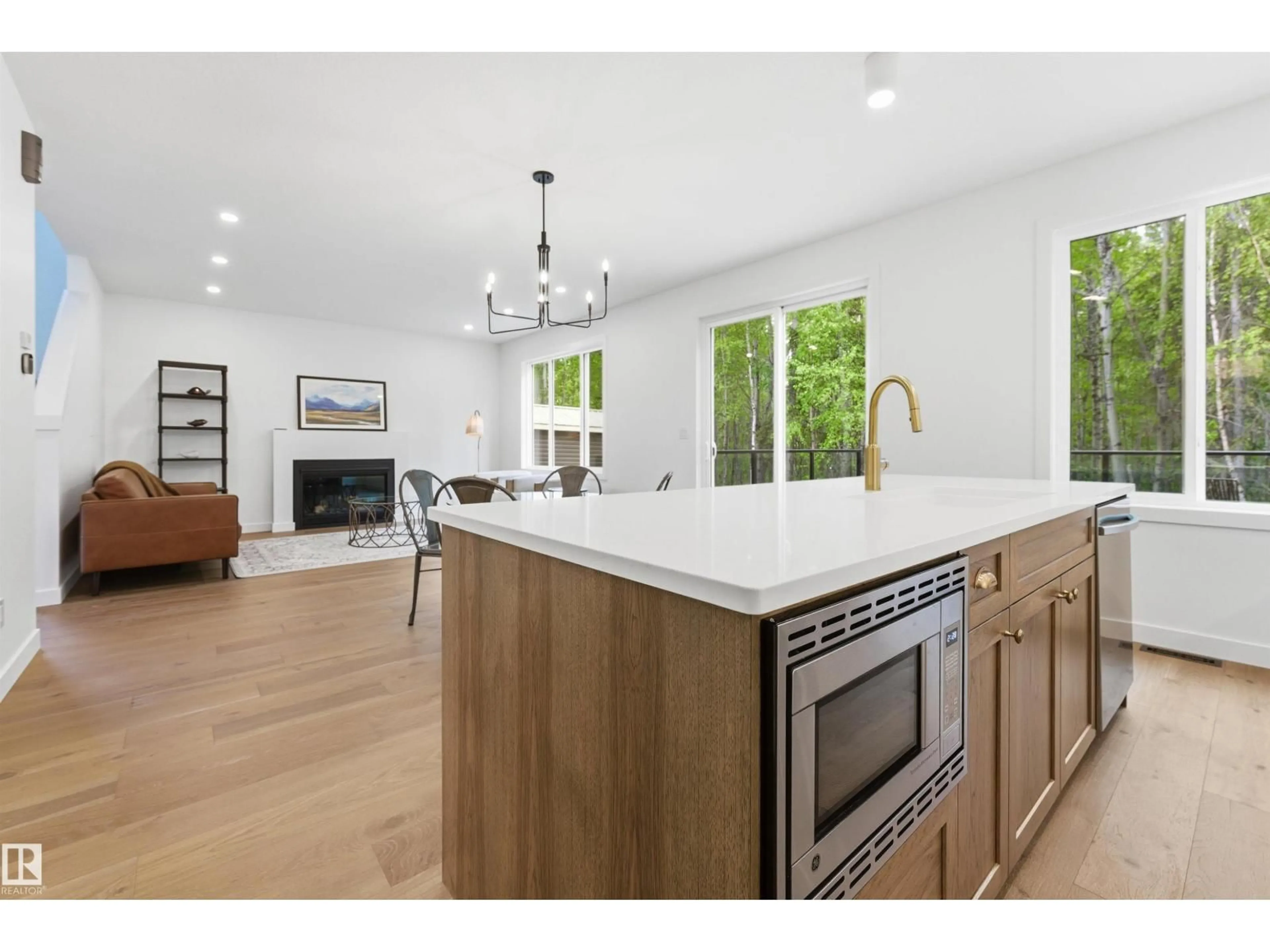 Open concept kitchen, unknown for 132 HERON POINT CL, Rural Wetaskiwin County Alberta T0C2V0