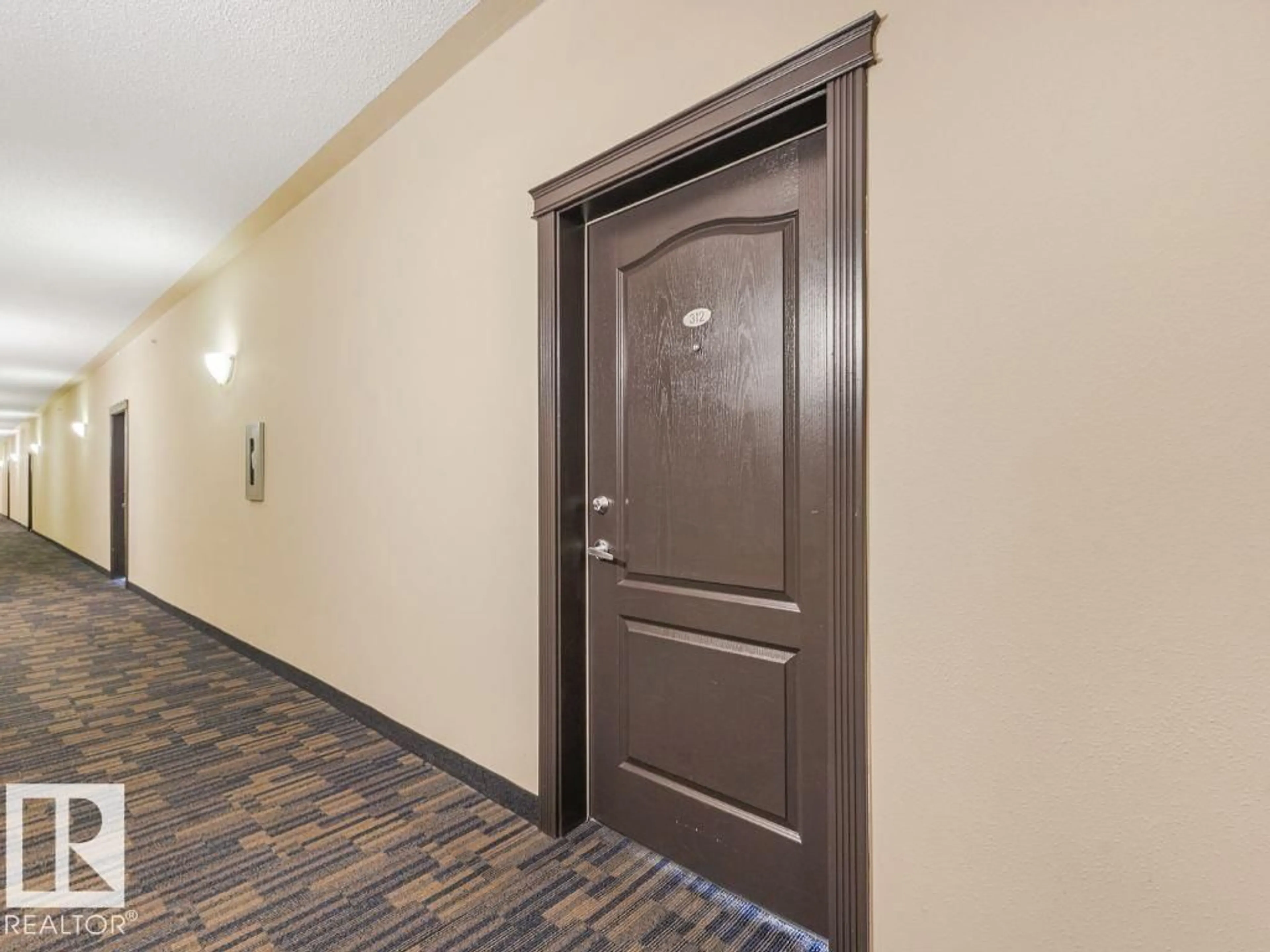 Indoor foyer for #312 - 5350 199 ST, Edmonton Alberta T6M0A4