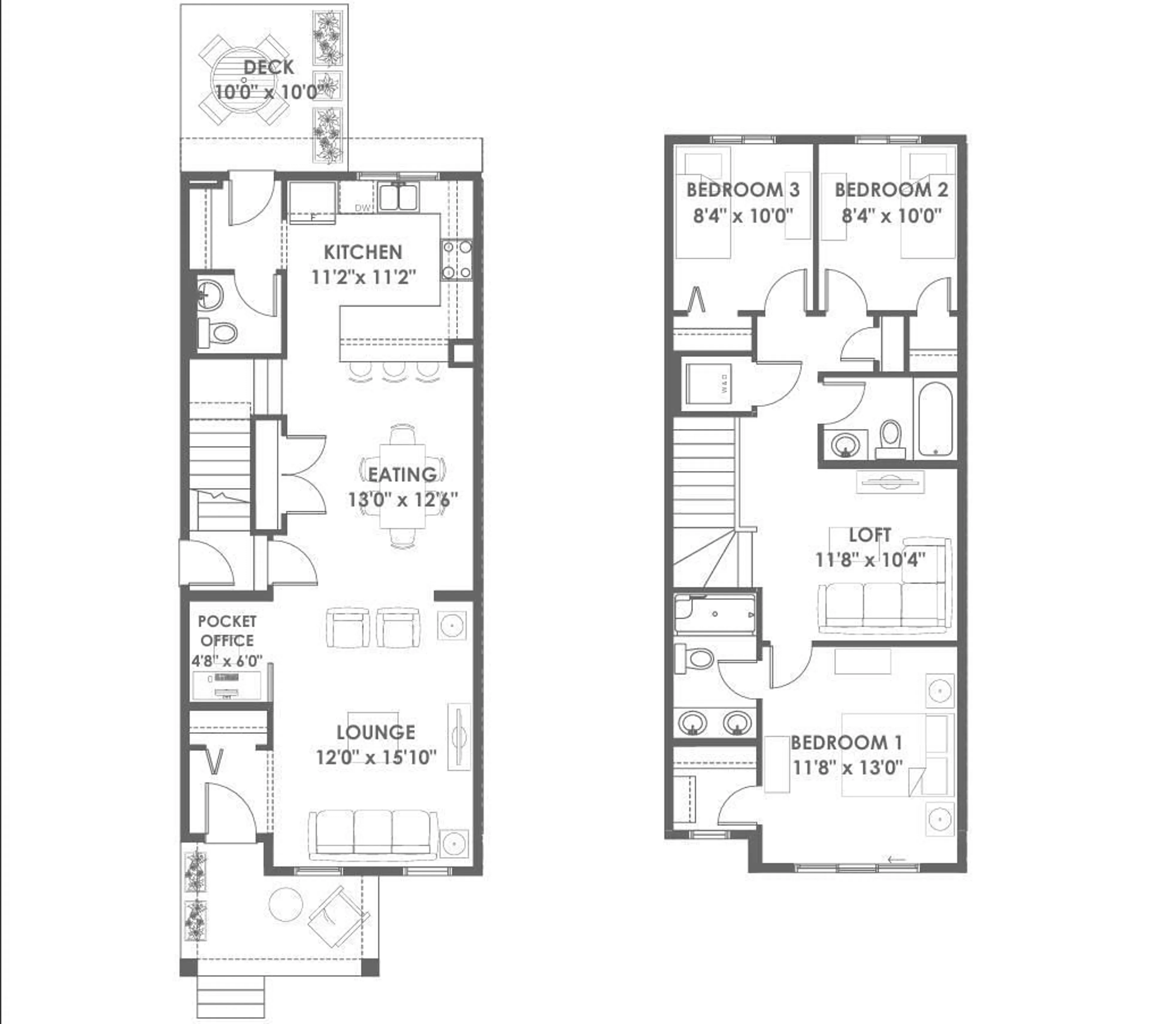 Floor plan for 5611 PARC REUNIS WAY, Beaumont Alberta T4X2Z7