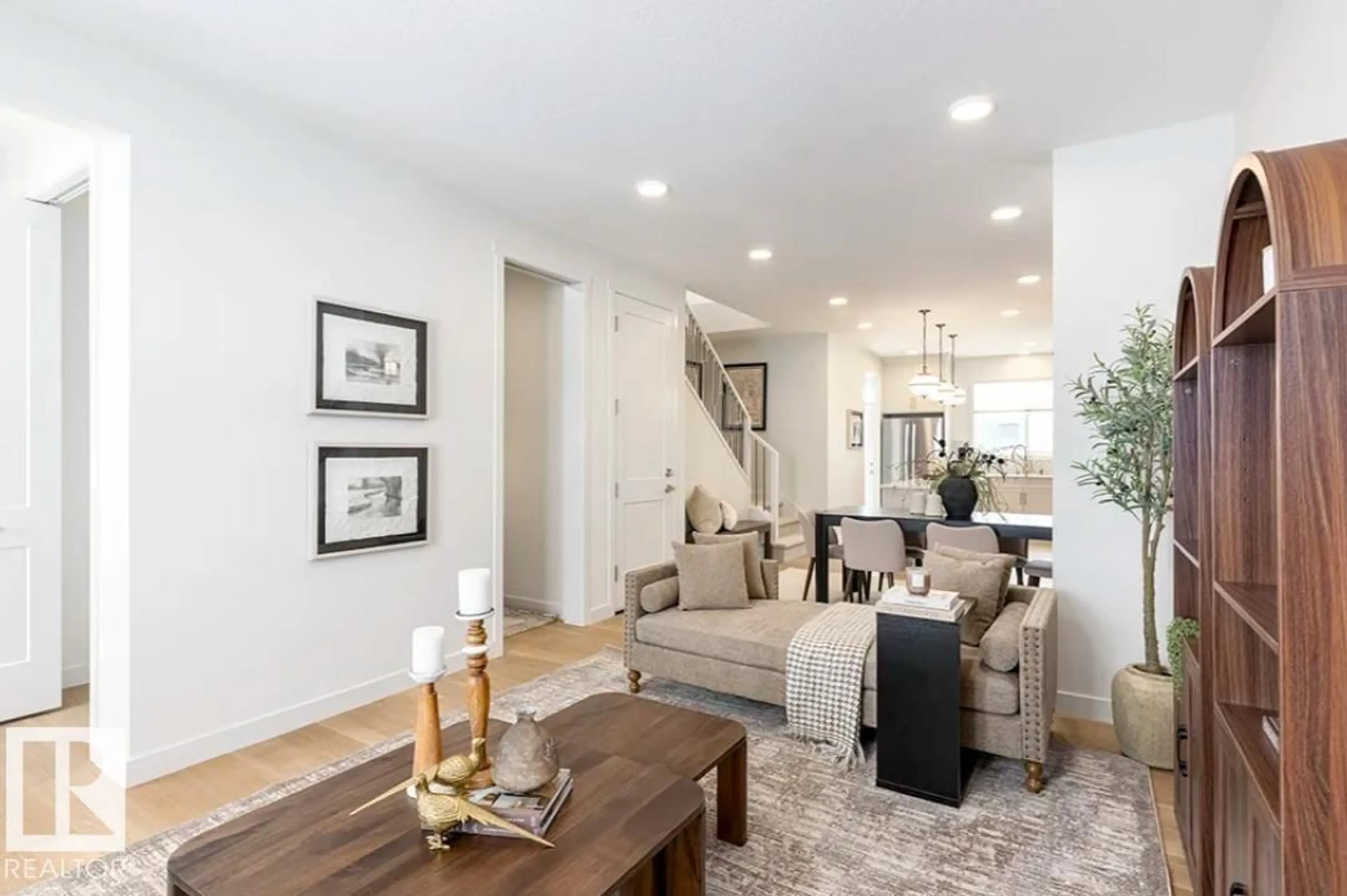 Living room with furniture, unknown for 5611 PARC REUNIS WAY, Beaumont Alberta T4X2Z7