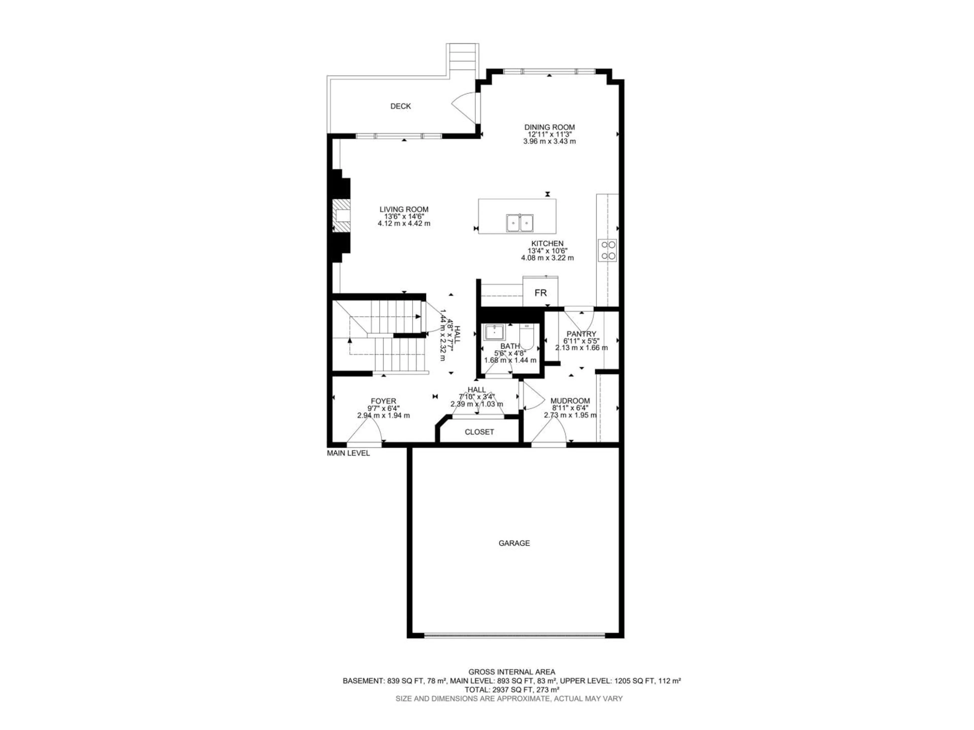 Floor plan for 2004 SOUTH CREEK DR, Stony Plain Alberta T7Z0J7