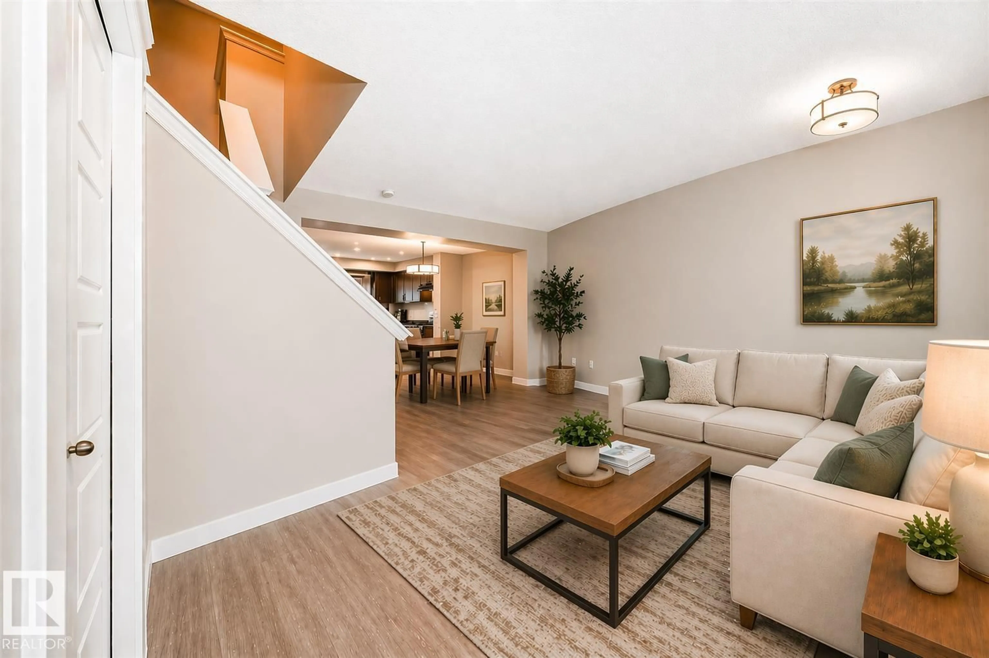 Living room with furniture, unknown for 5709 66 ST, Beaumont Alberta T6X2A4