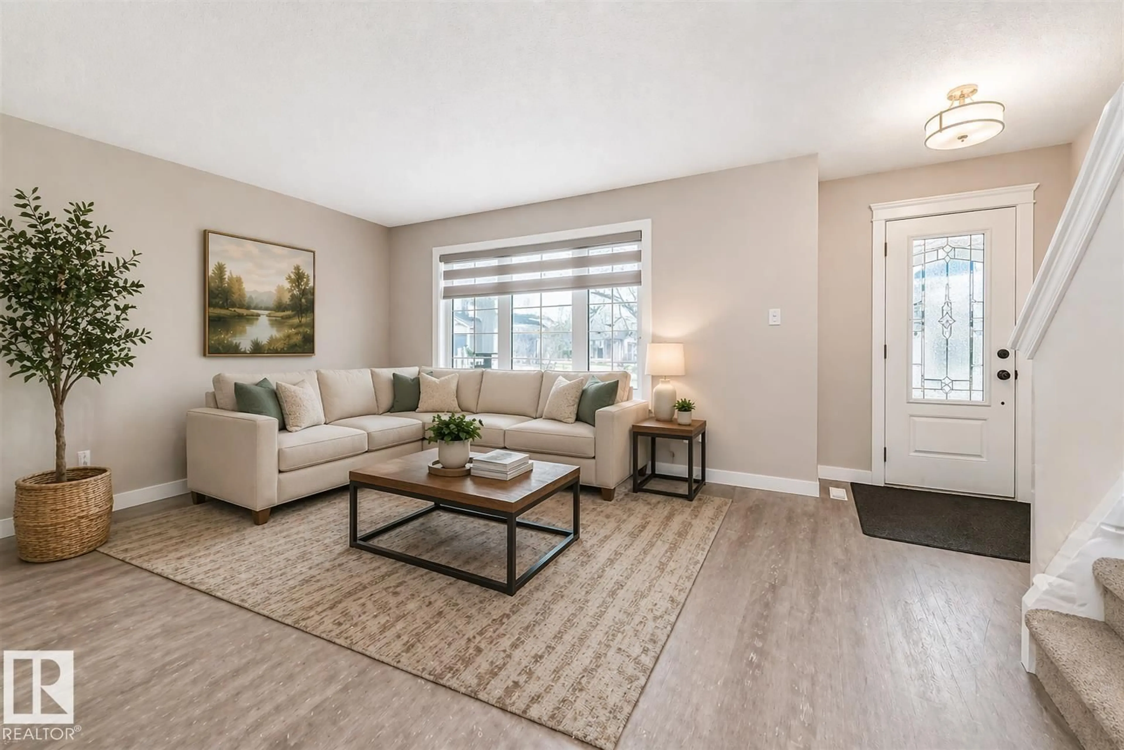 Living room with furniture, unknown for 5709 66 ST, Beaumont Alberta T6X2A4