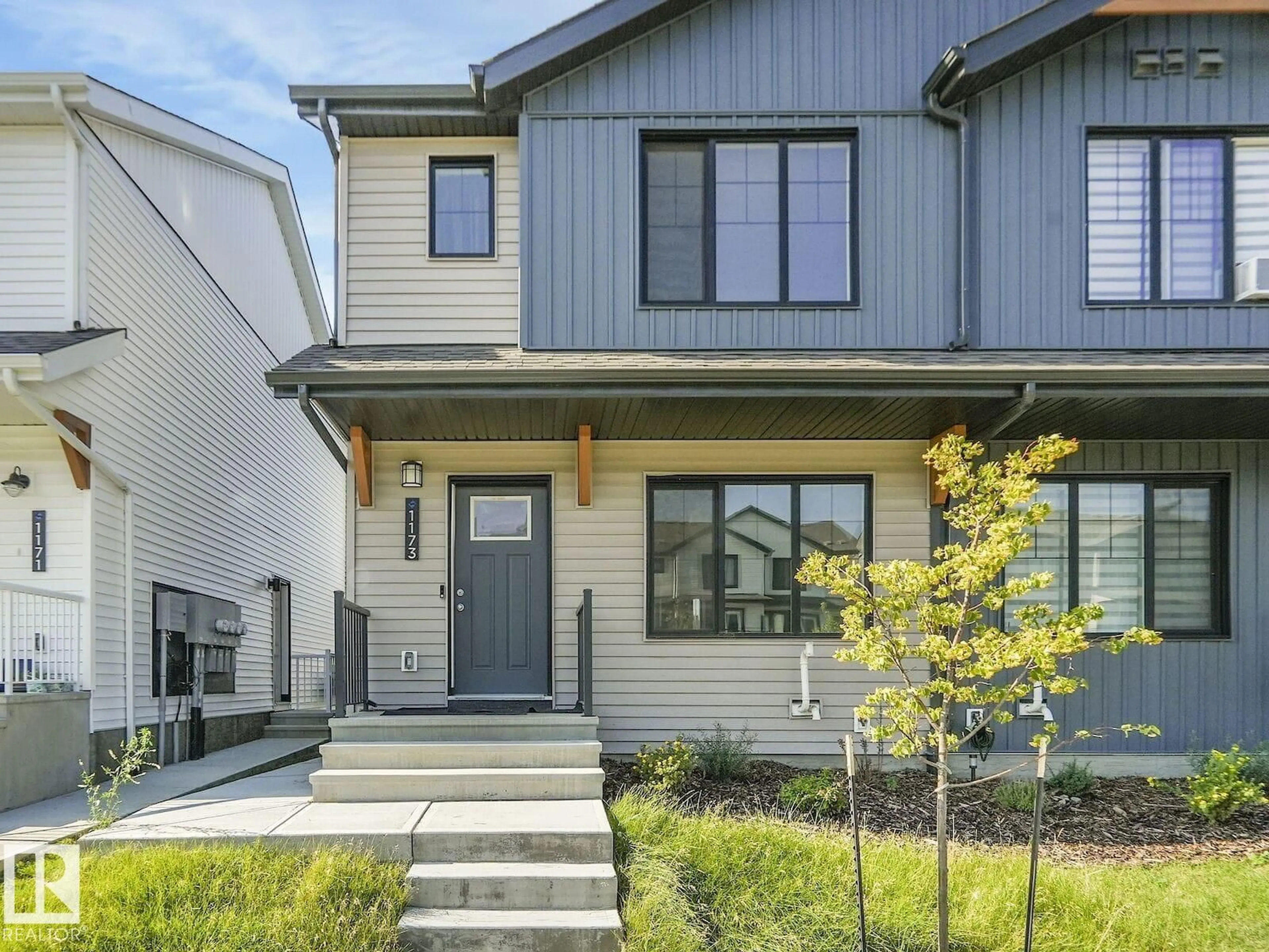 Home with vinyl exterior material, street for 1173 ASTER BV, Edmonton Alberta T6T2S2