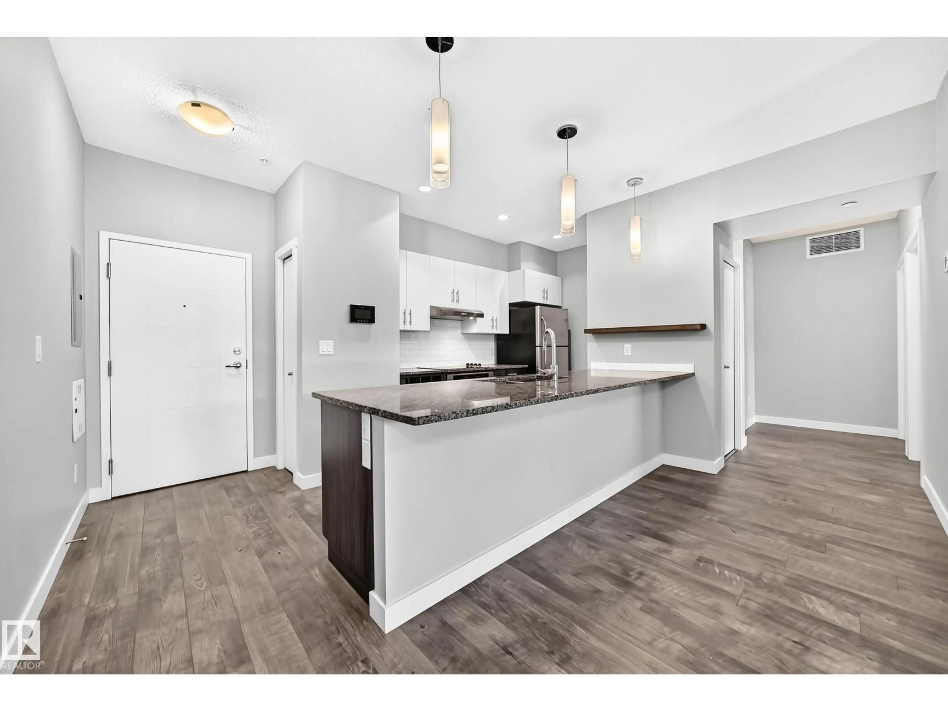 Open concept kitchen, unknown for #201 - 10126 144 ST, Edmonton Alberta T5N2T7