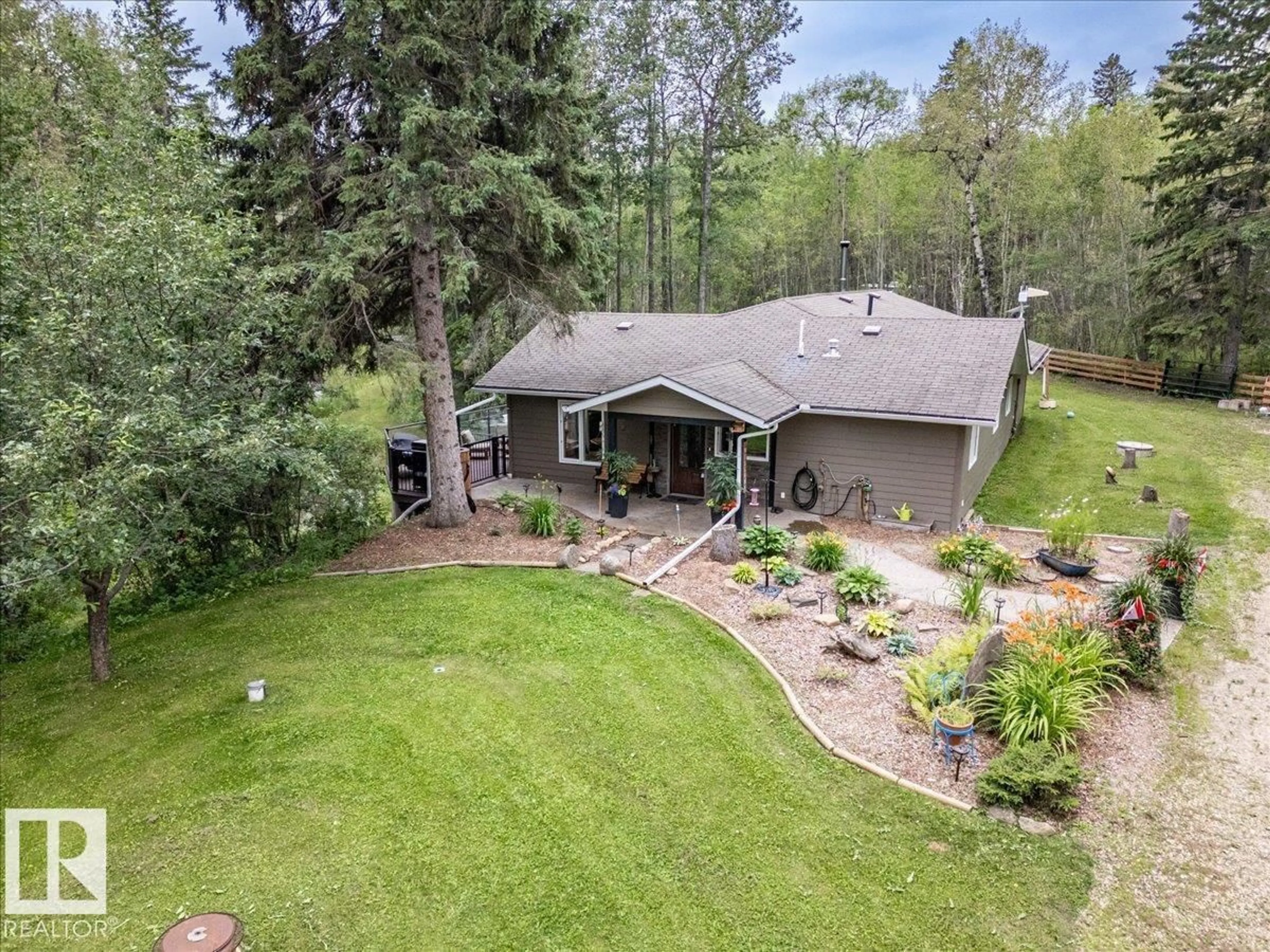 A pic from outside/outdoor area/front of a property/back of a property/a pic from drone, unknown for 12055 TWP ROAD 454, Rural Wetaskiwin County Alberta T0C2V0
