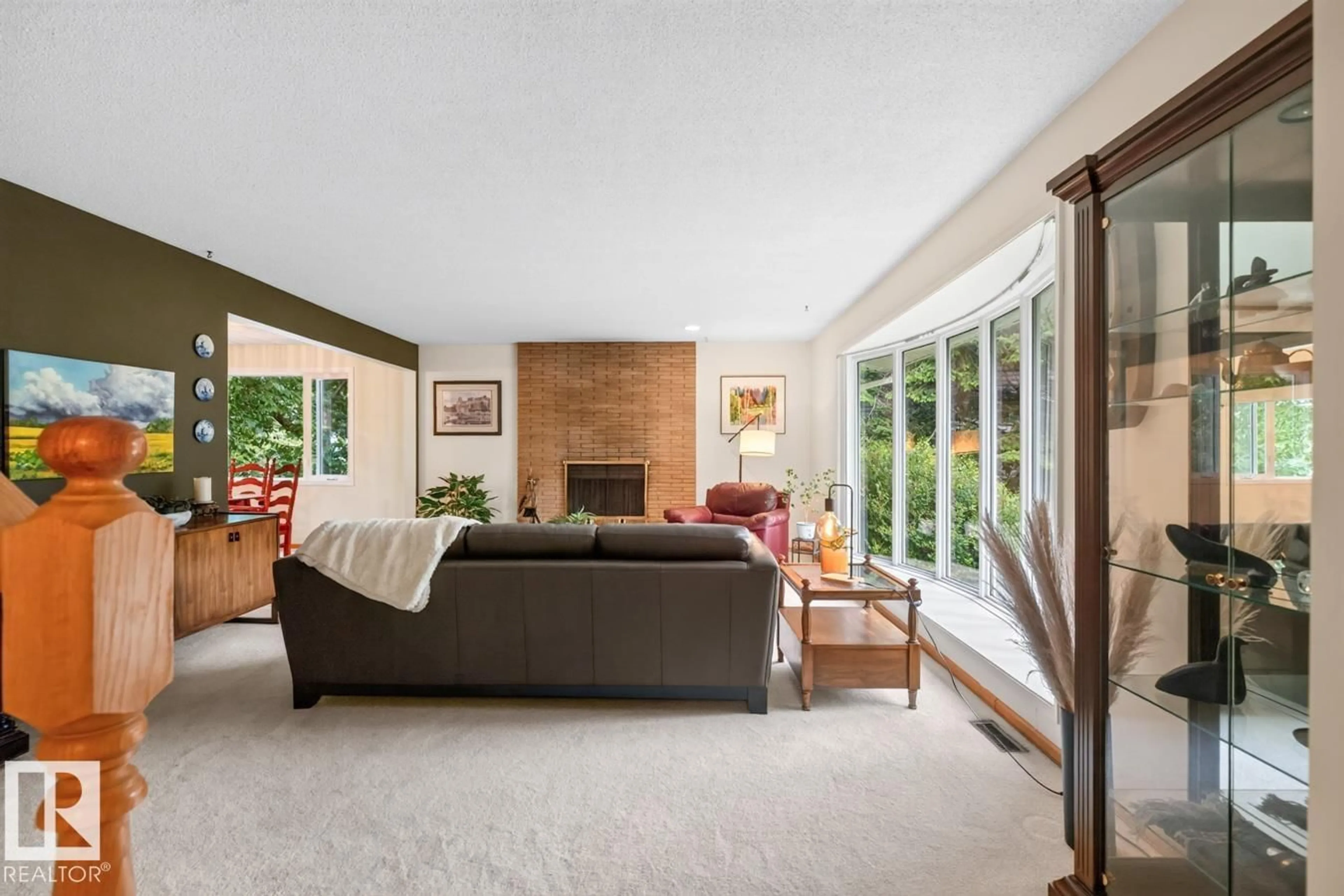 Living room with furniture, unknown for 12636 52 AV, Edmonton Alberta T6H0P7