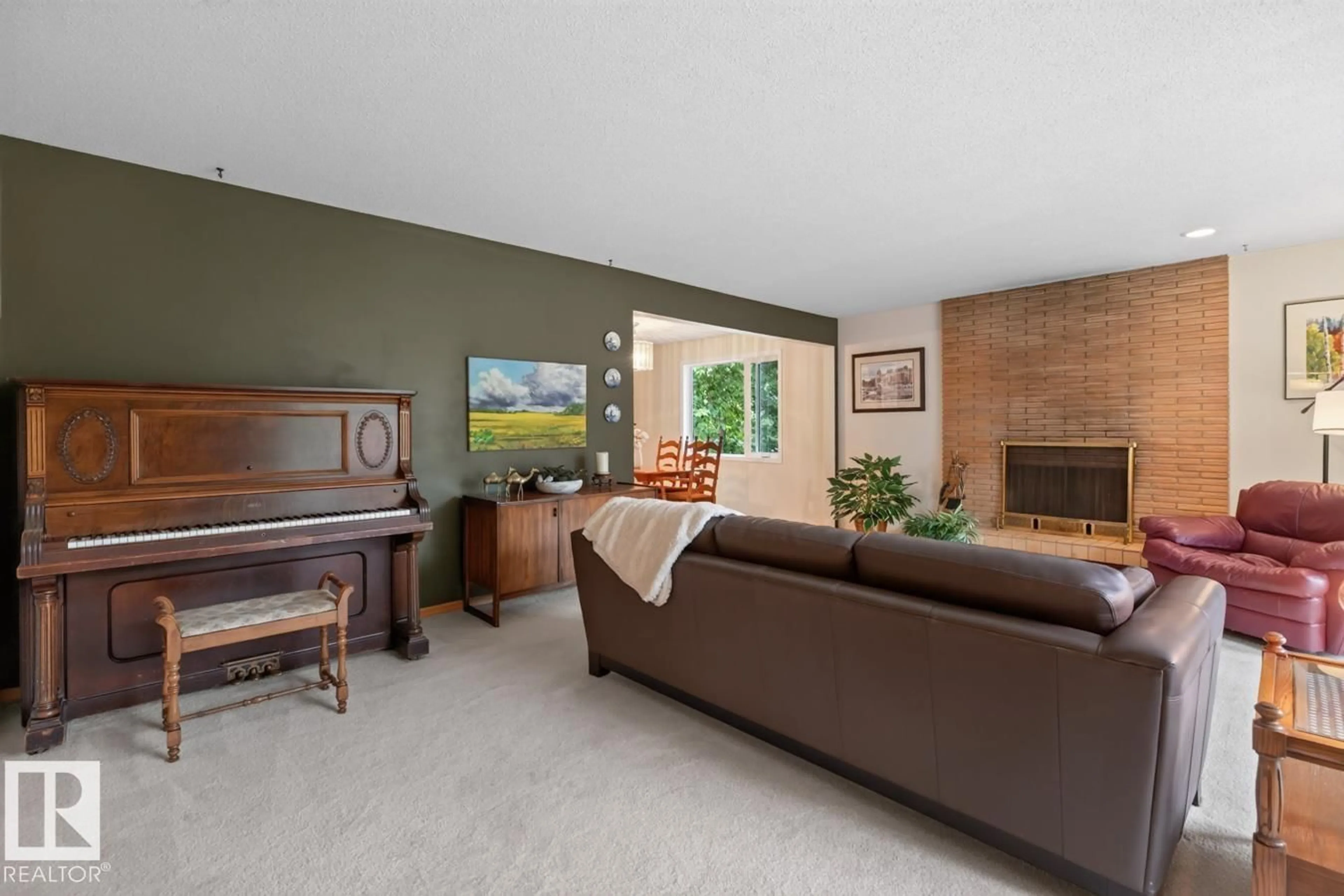Living room with furniture, unknown for 12636 52 AV, Edmonton Alberta T6H0P7