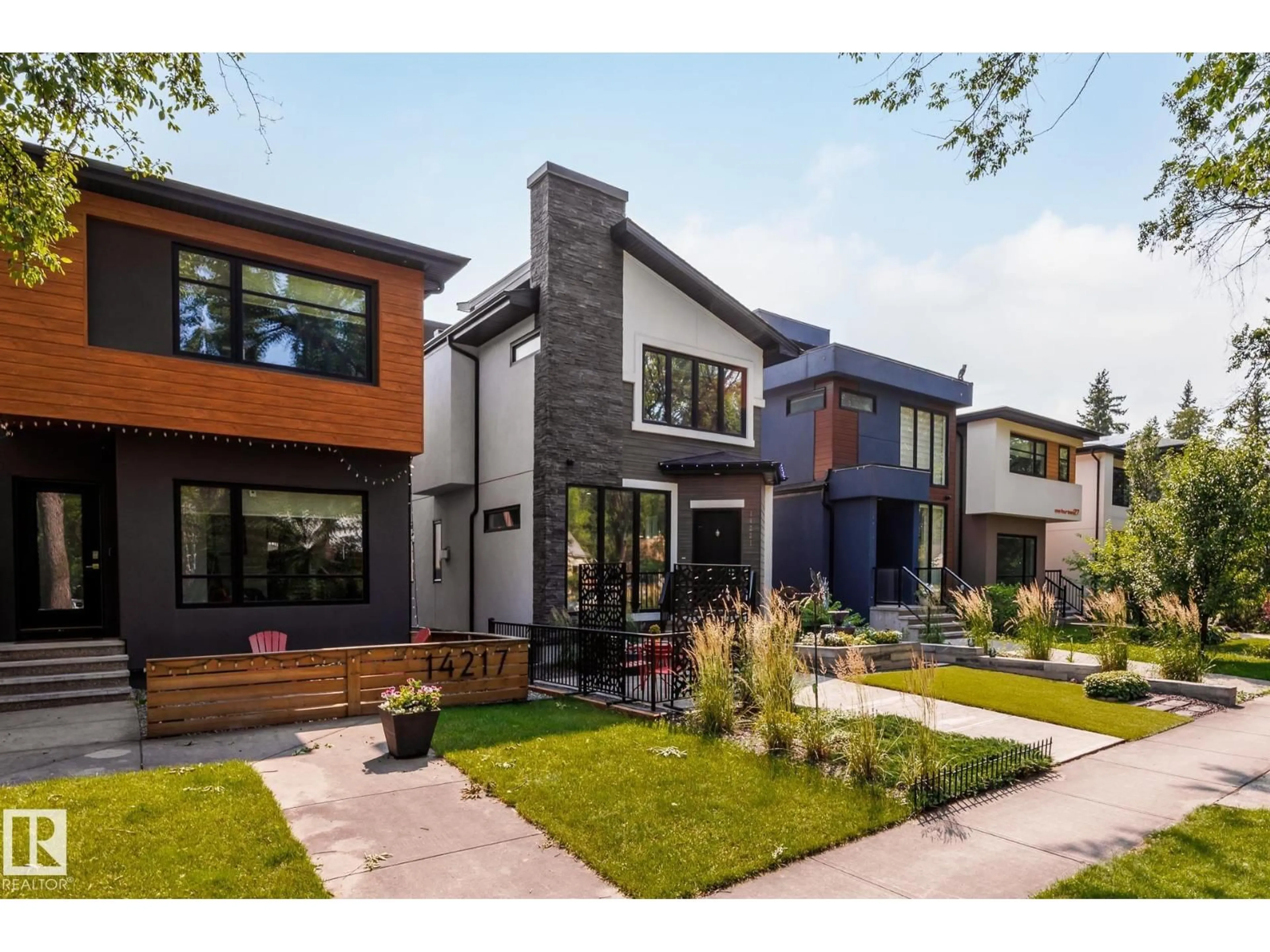 Home with brick exterior material, street for NW - 14221 101 AV, Edmonton Alberta T5N0K5