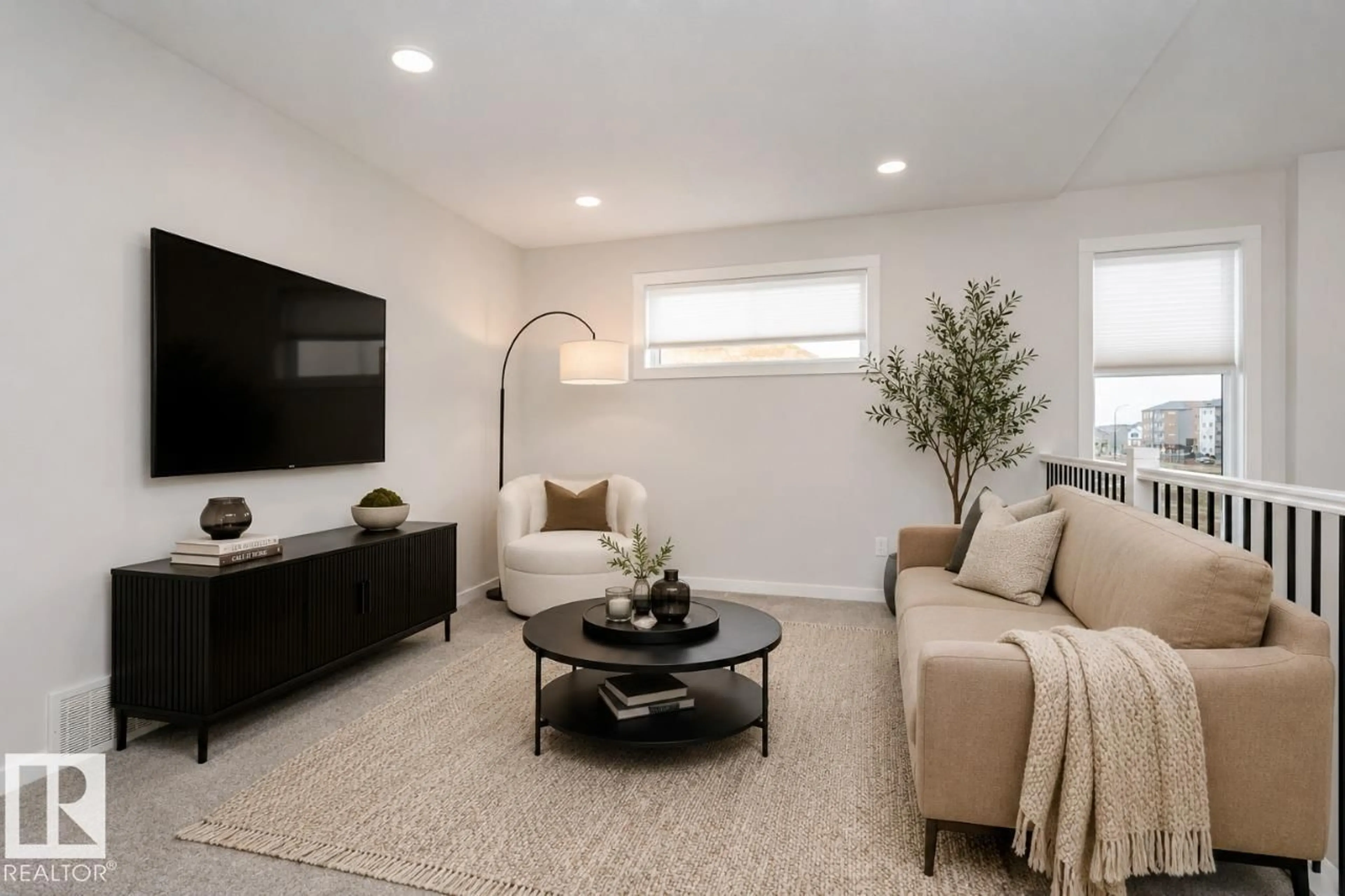 Living room with furniture, unknown for 64 GAMBEL LO, Spruce Grove Alberta T7X0C9