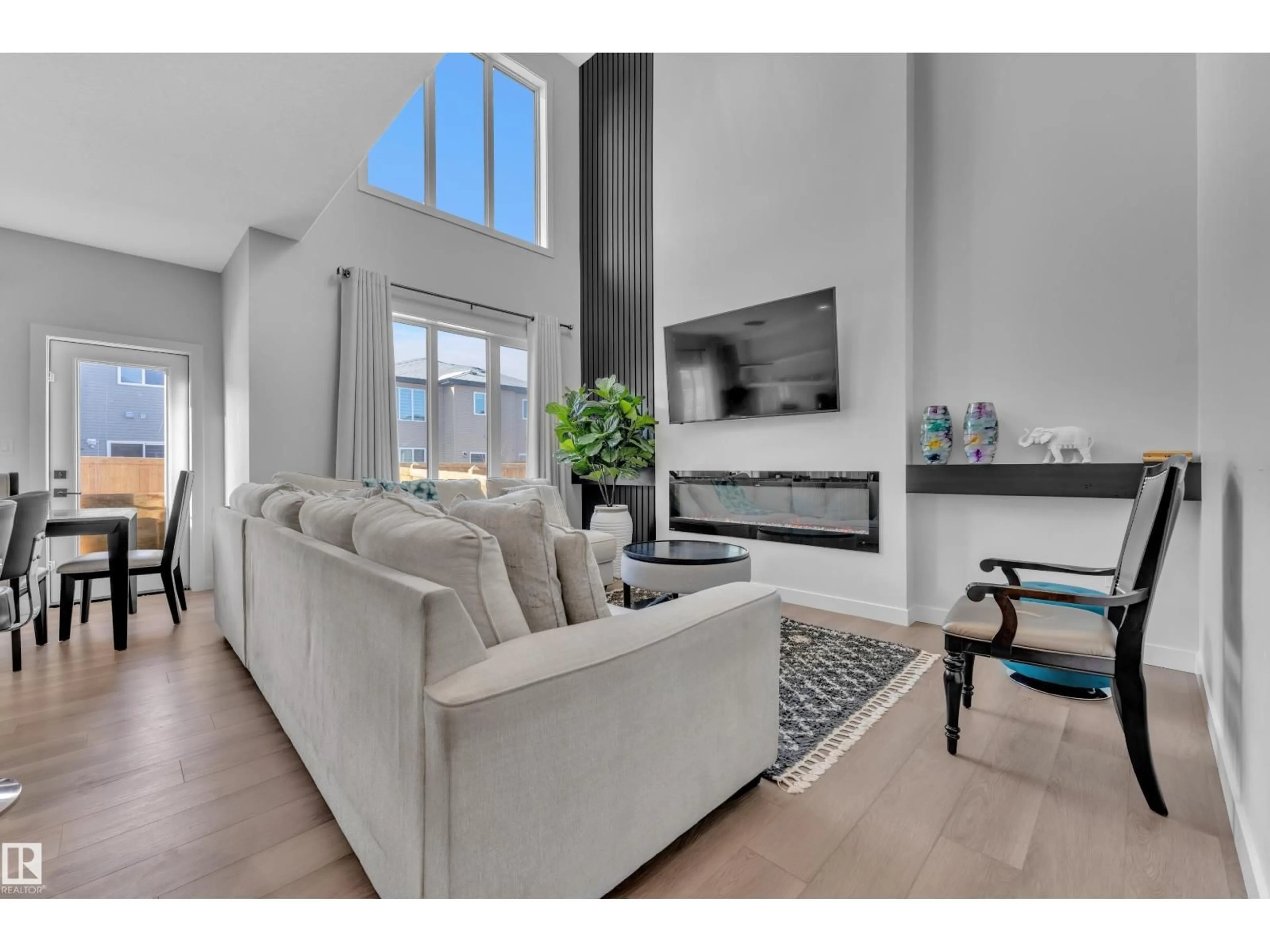 Living room with furniture, unknown for 3615 42 AV, Beaumont Alberta T4X3B3