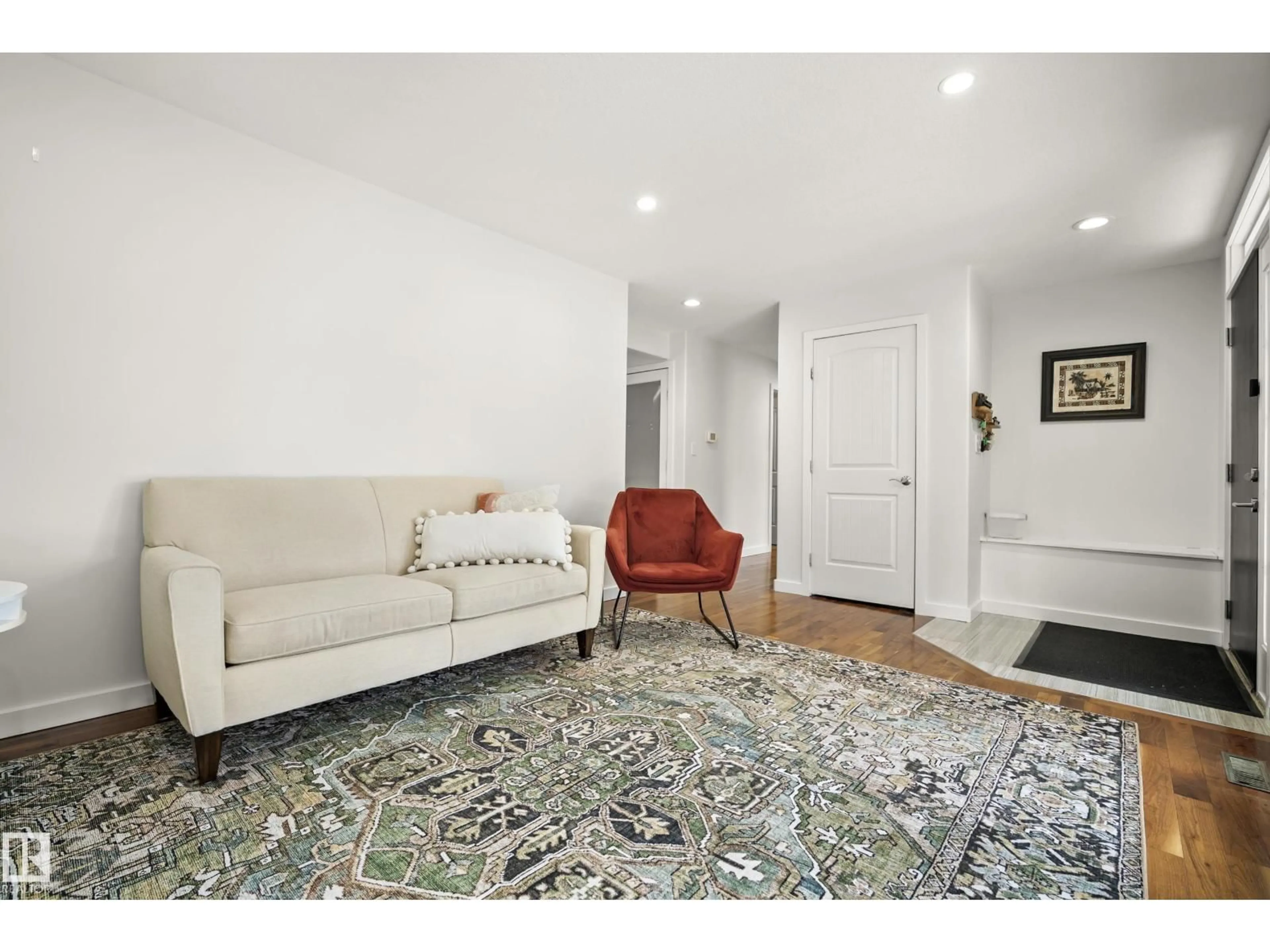 Living room with furniture, unknown for 4223 120 ST, Edmonton Alberta T6J1X9