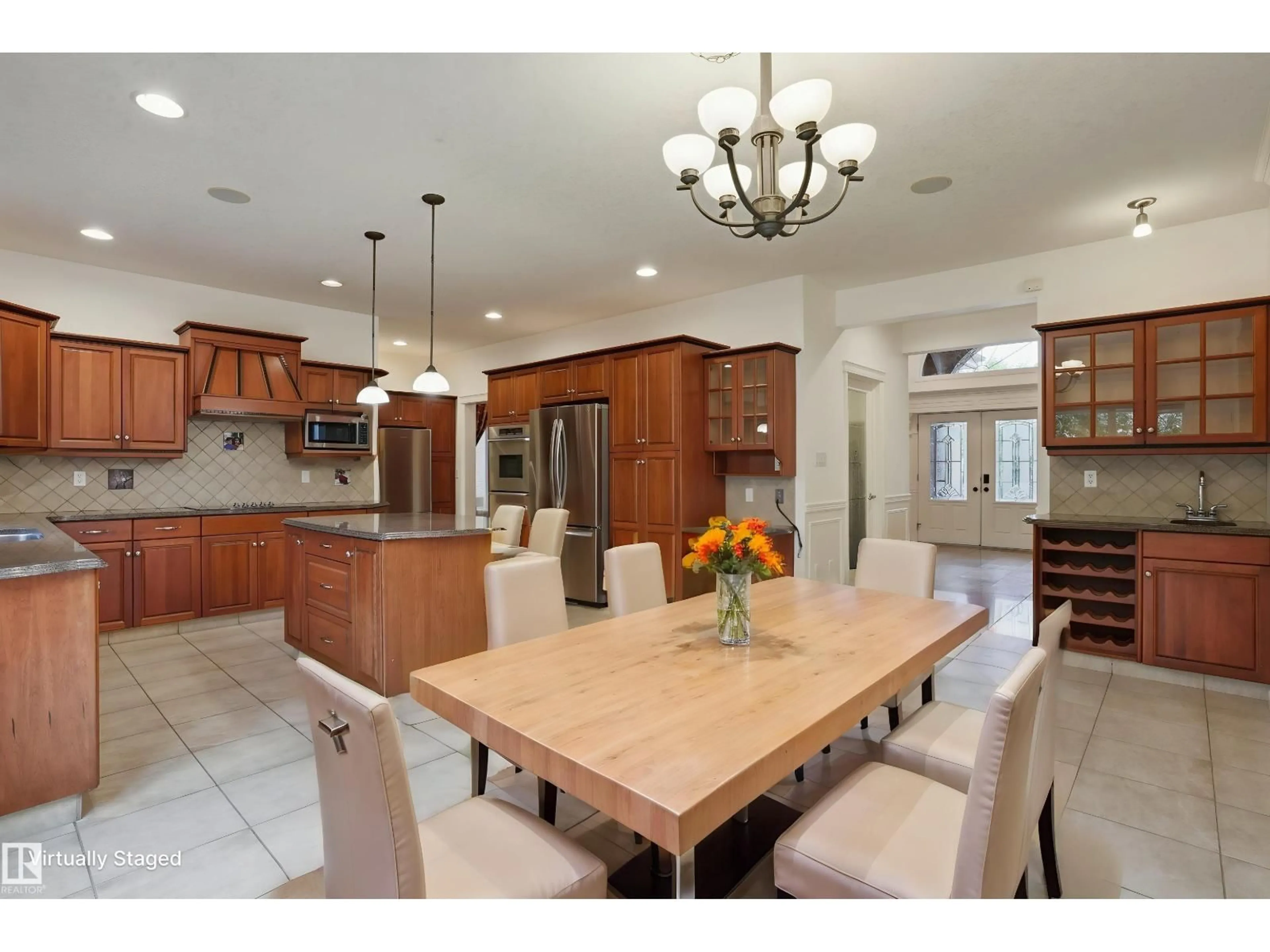 Open concept kitchen, ceramic/tile floor for 926 HOLLINGSWORTH BN, Edmonton Alberta T6R3L3
