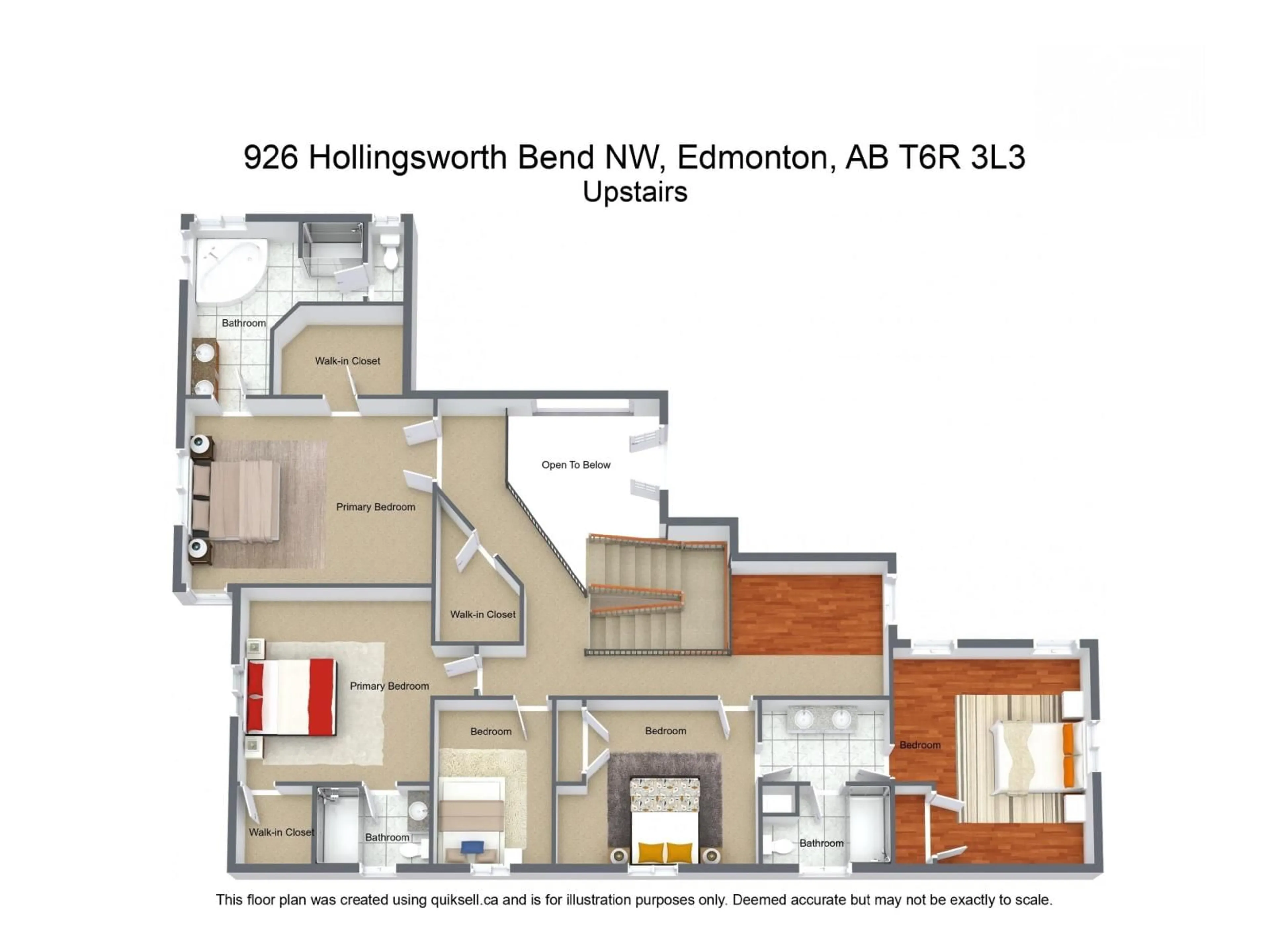 Floor plan for 926 HOLLINGSWORTH BN, Edmonton Alberta T6R3L3