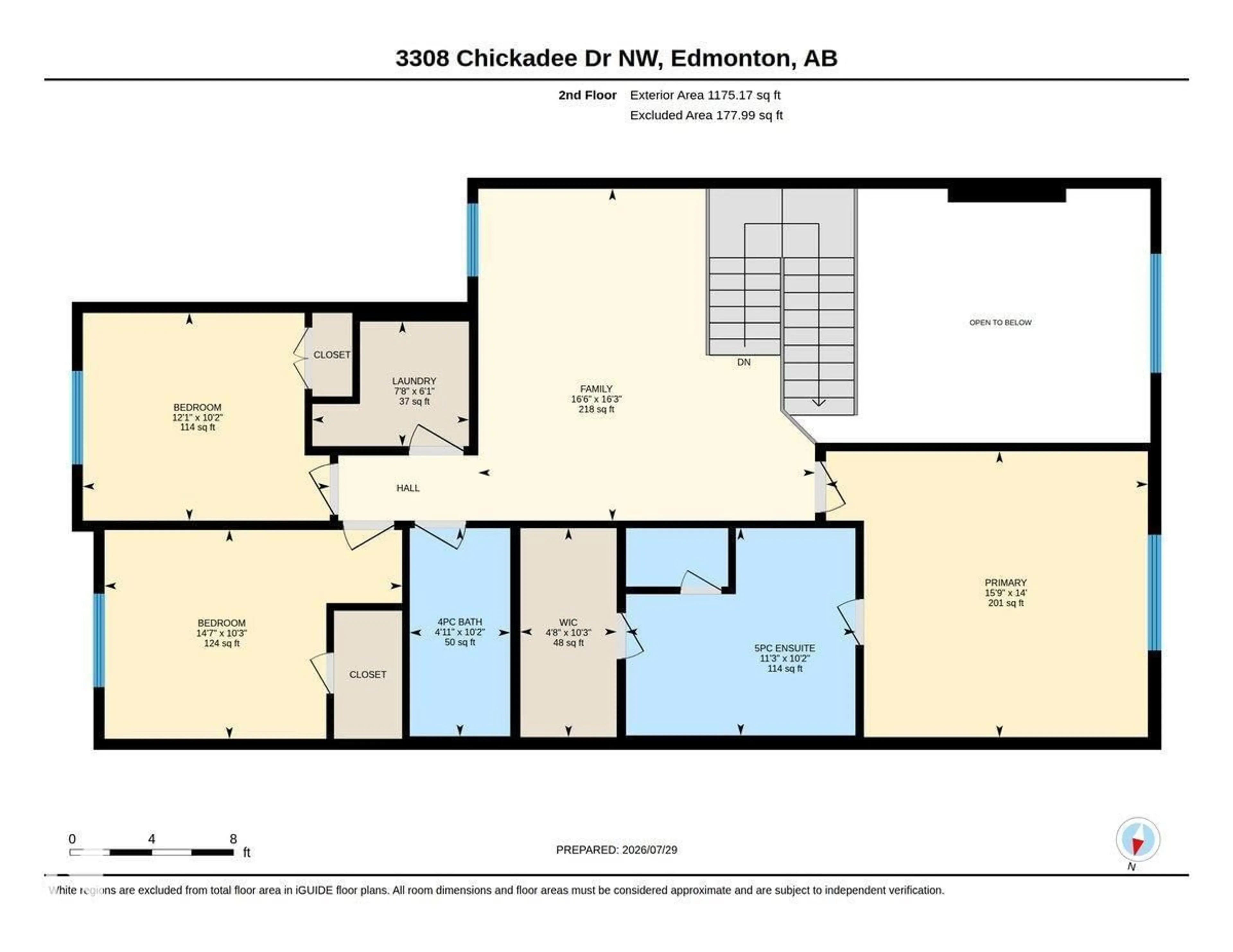 Floor plan for 3308 CHICKADEE DR, Edmonton Alberta T5S0V5