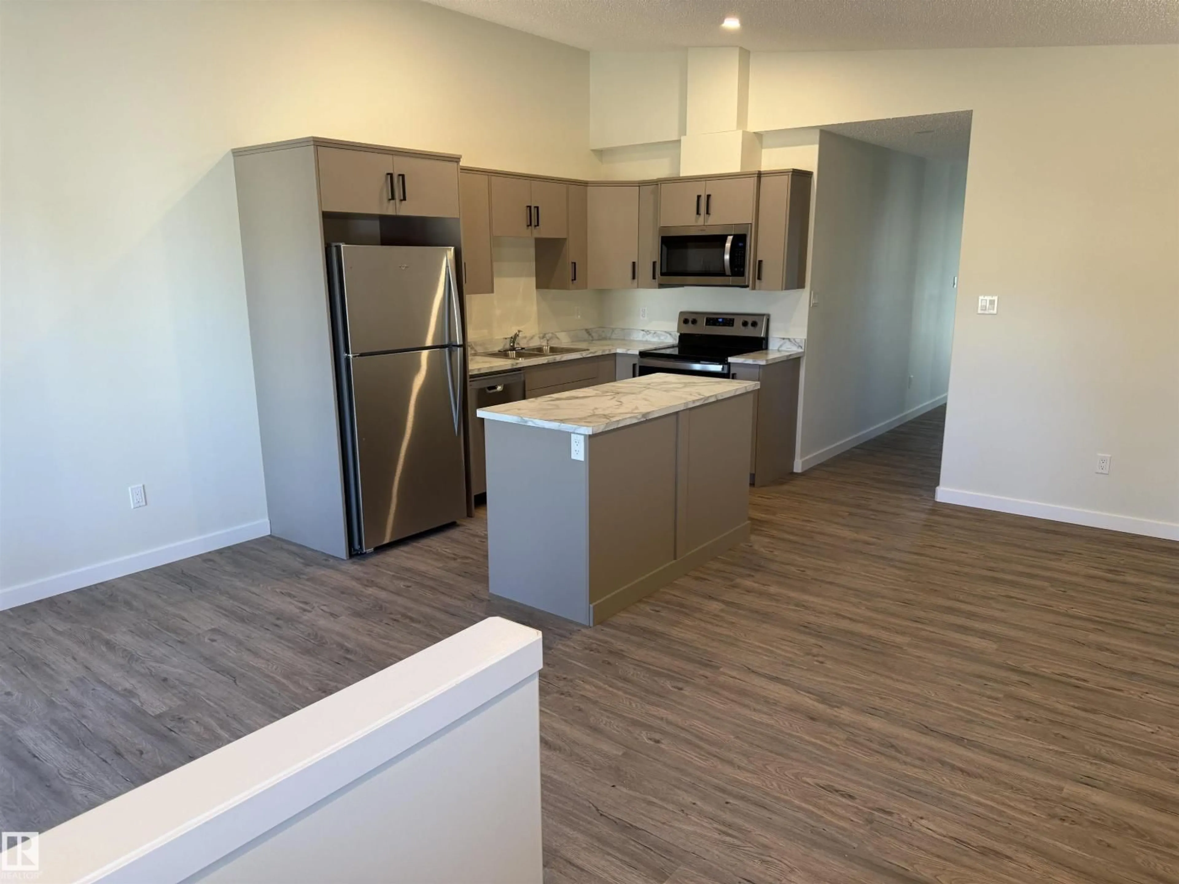 Open concept kitchen, unknown for 4313 54 AV, Barrhead Alberta T7N1J8