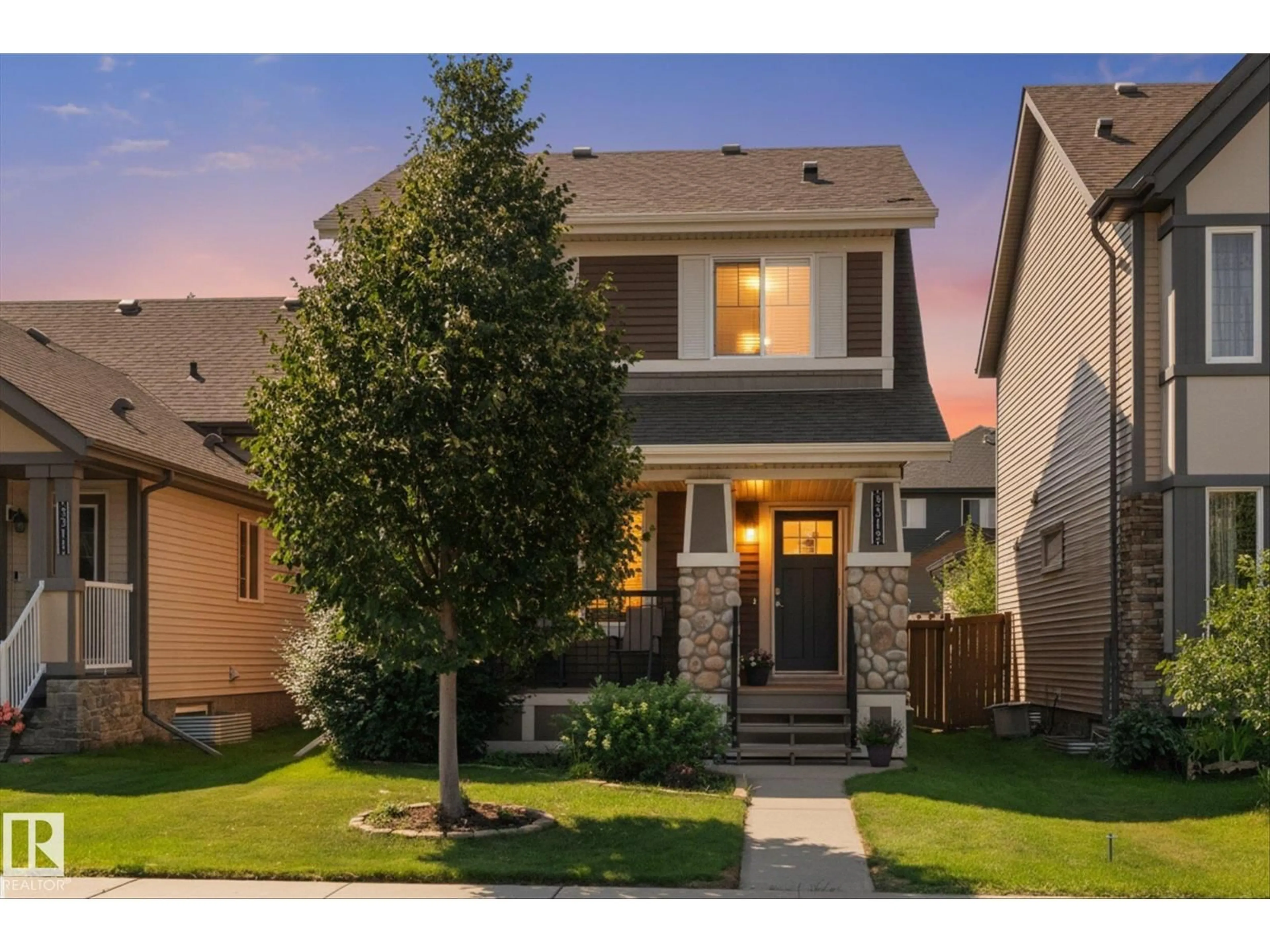 Home with brick exterior material, street for 3313 WEIDLE WY, Edmonton Alberta T6X1T1