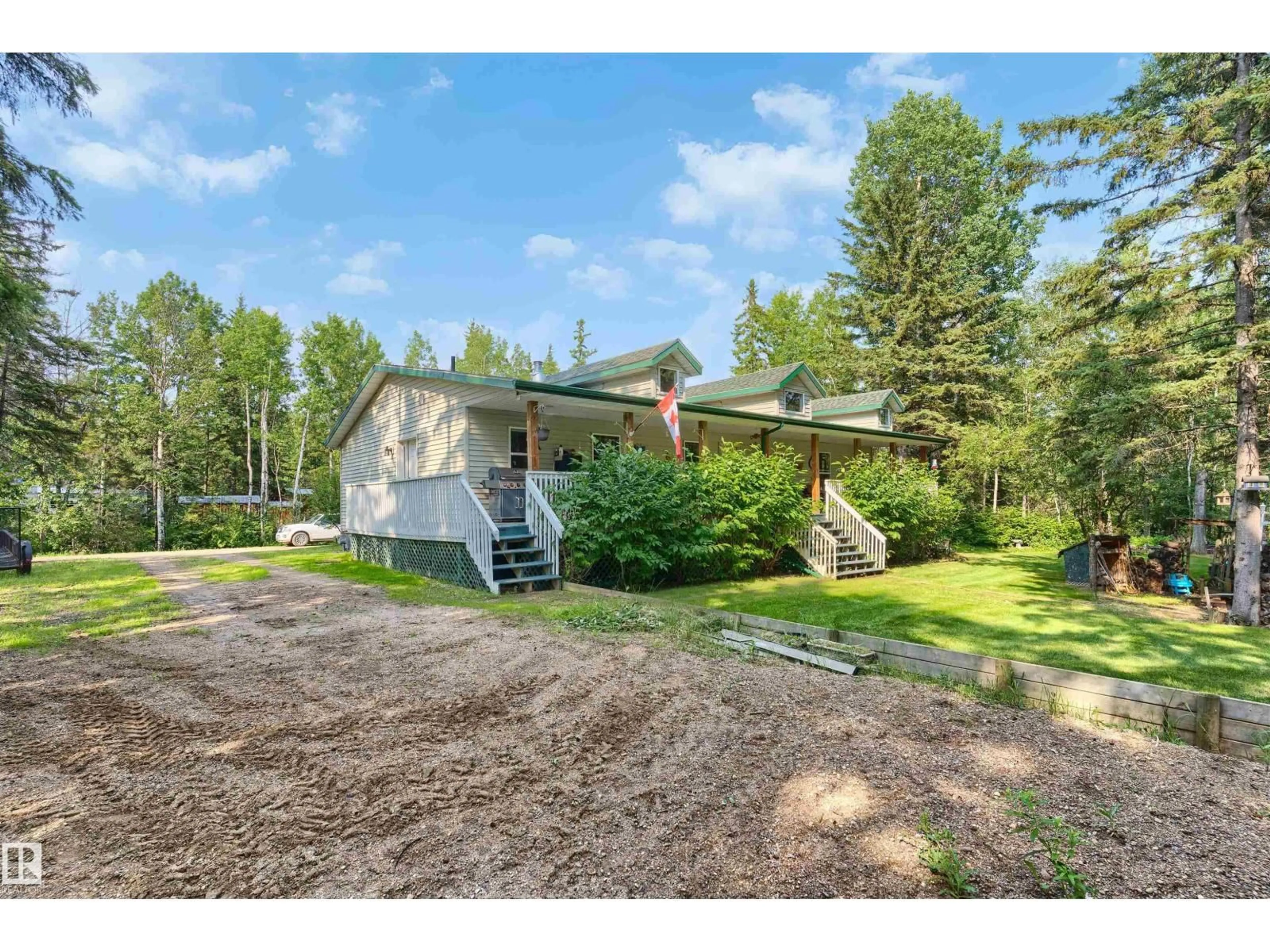 A pic from outside/outdoor area/front of a property/back of a property/a pic from drone, unknown for 114 - 190019 TWP ROAD 653, Rural Athabasca County Alberta T0A0M0