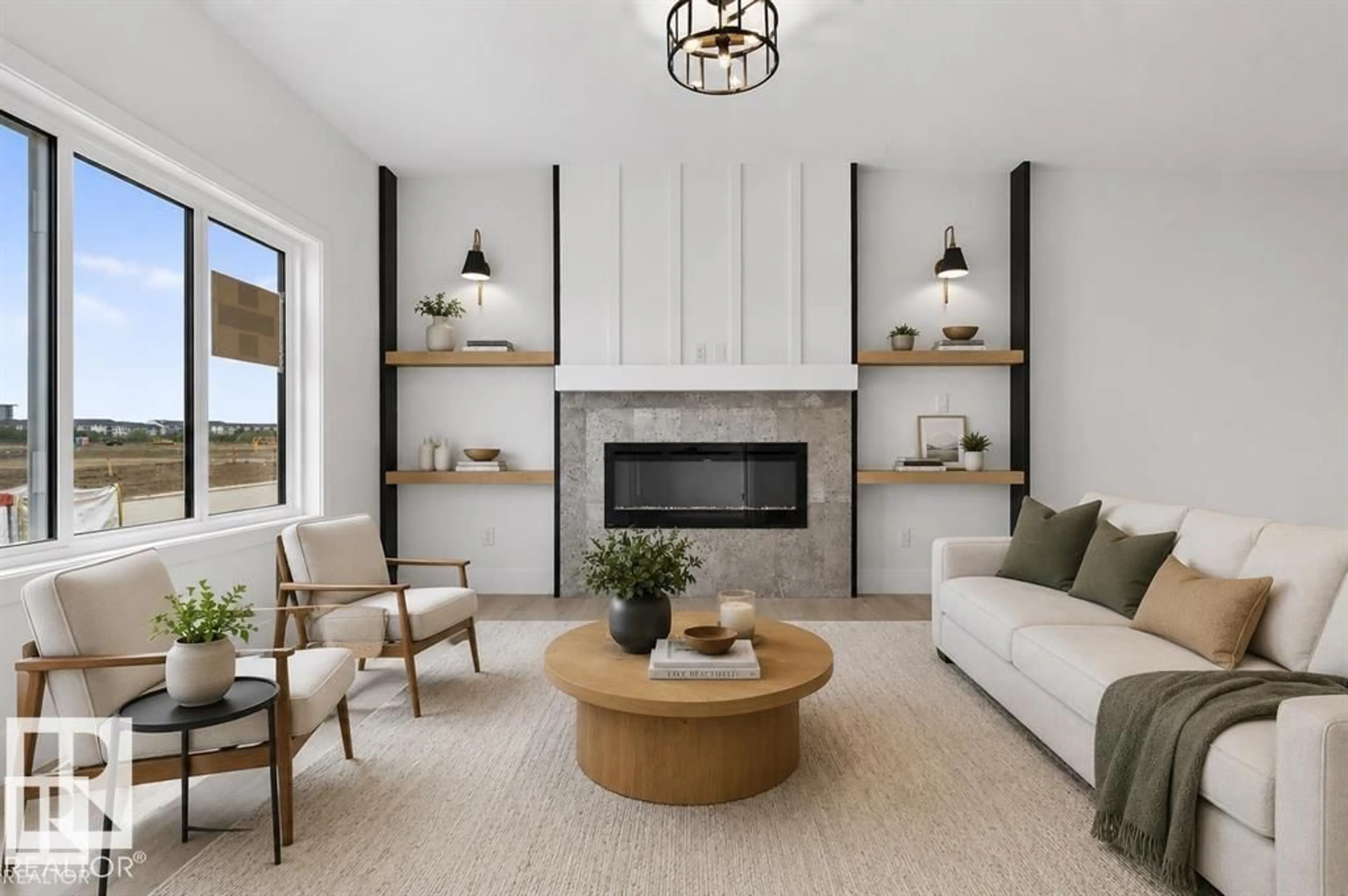 Living room with furniture, unknown for 43 RIVER BIRCH WY, St. Albert Alberta T8N7Y6