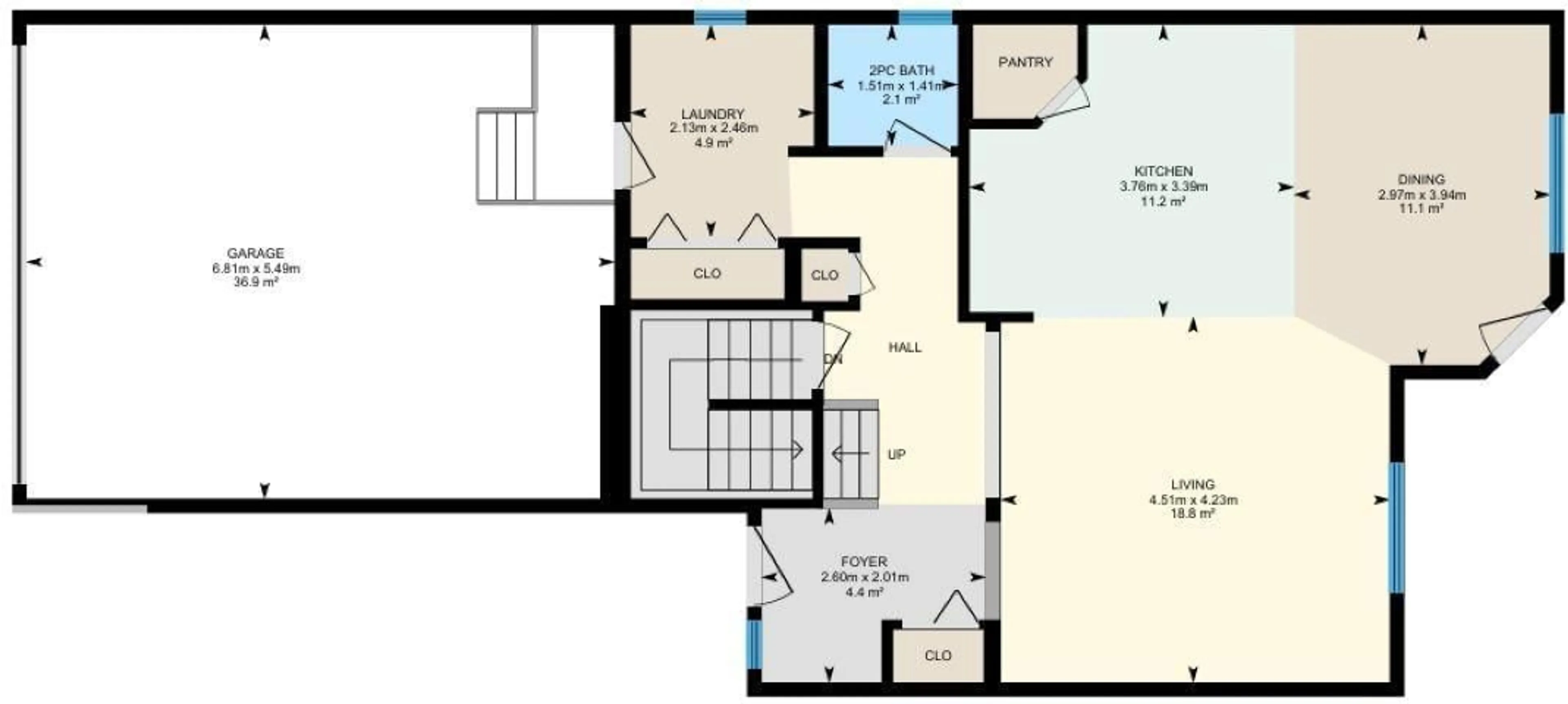 Floor plan for 28 SUTHERLAND ST, Leduc Alberta T9E8R6