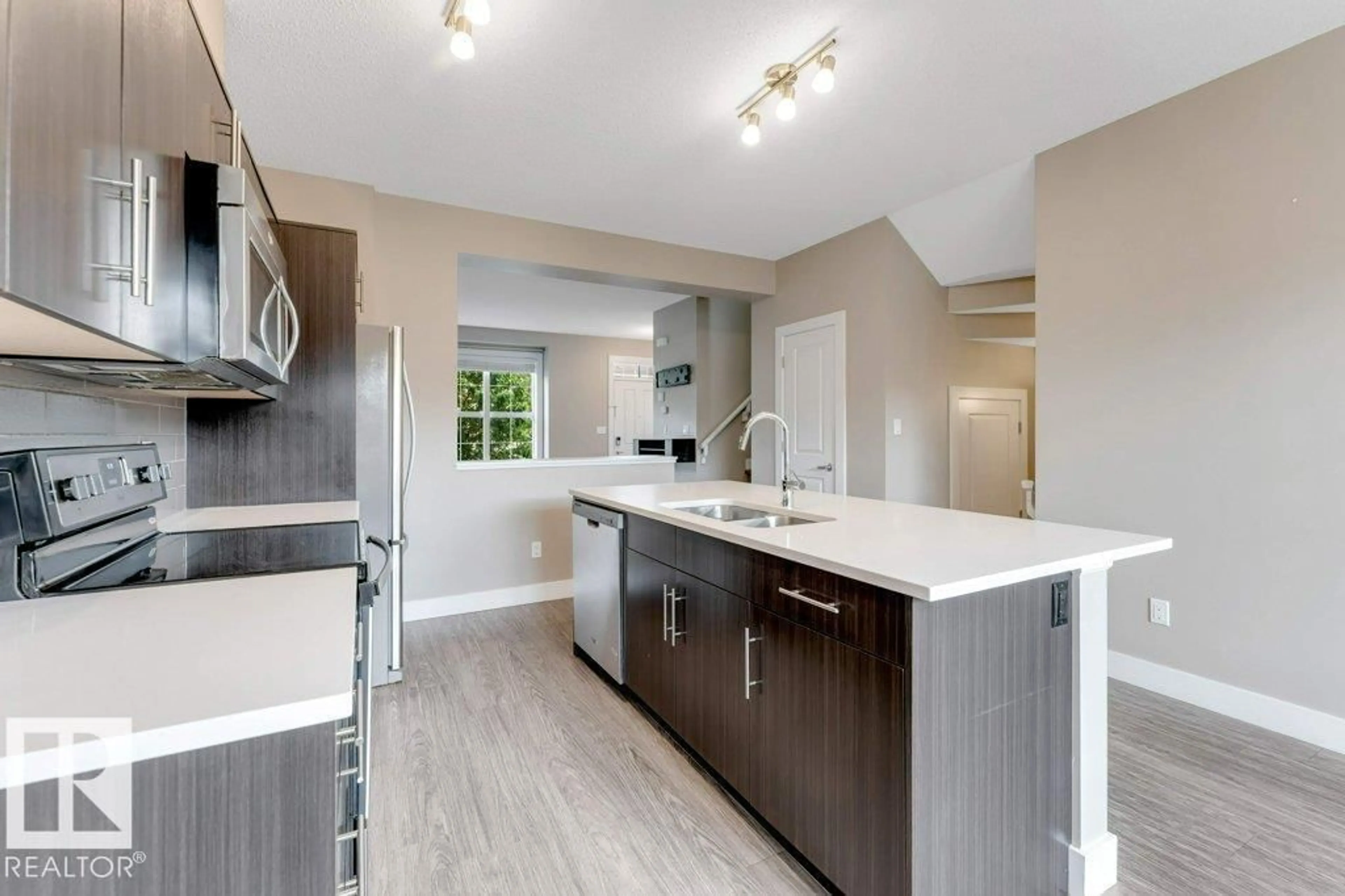Open concept kitchen, unknown for 2122 24 ST, Edmonton Alberta T6T0Y4