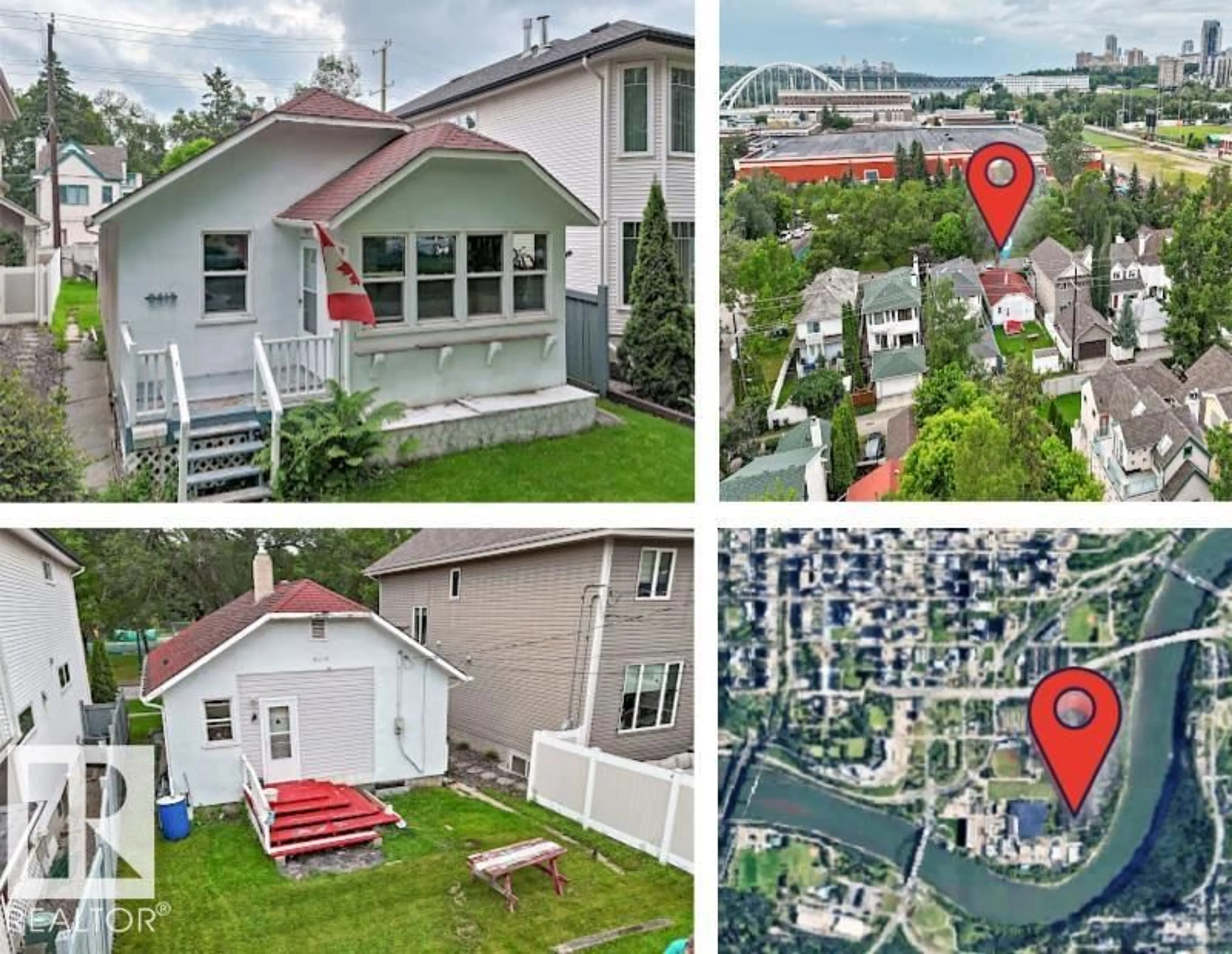 A pic from outside/outdoor area/front of a property/back of a property/a pic from drone, city buildings view from balcony for NW - 9413 101 ST, Edmonton Alberta T5K0W5