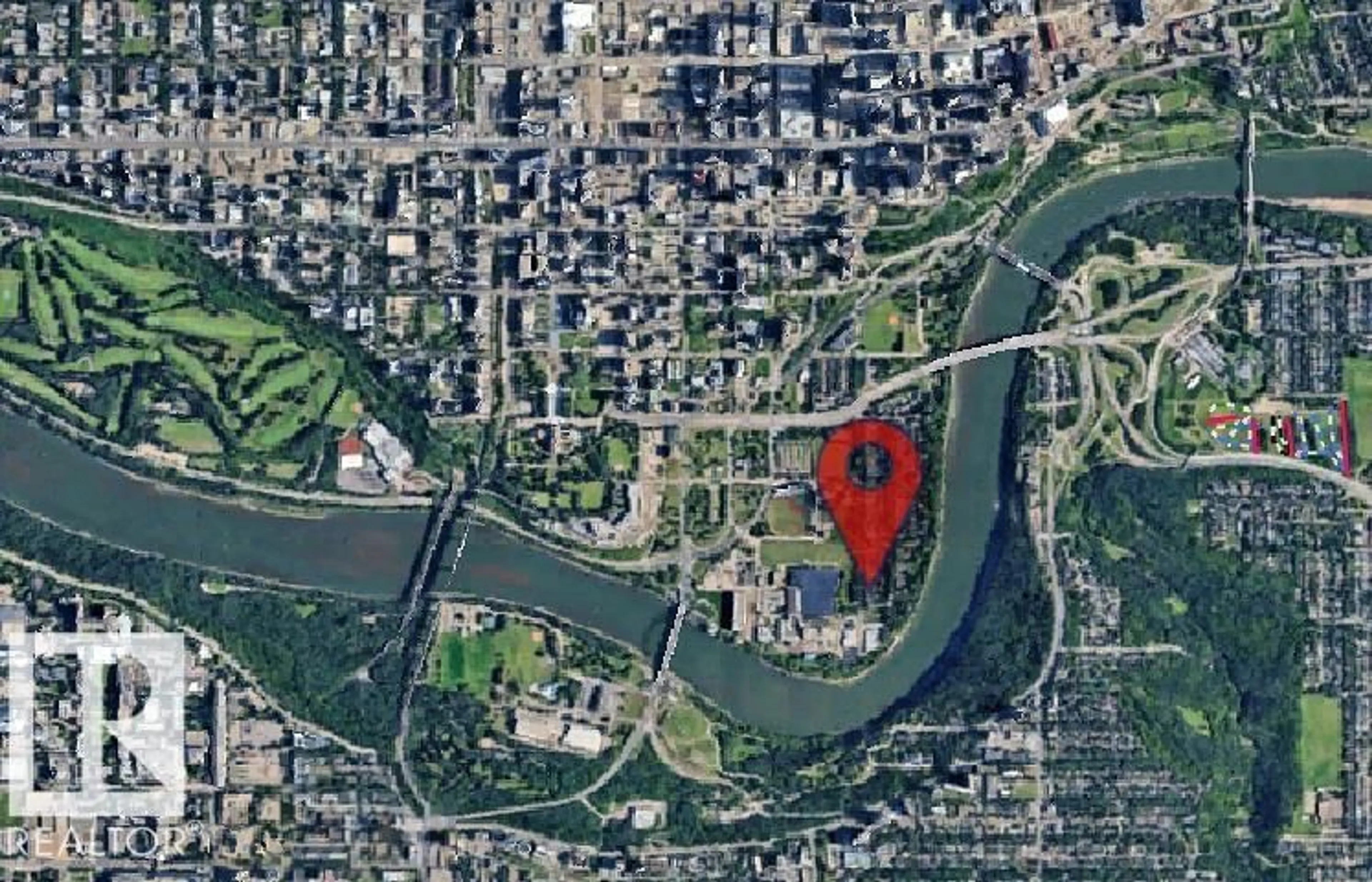 Picture of a map for NW - 9413 101 ST, Edmonton Alberta T5K0W5