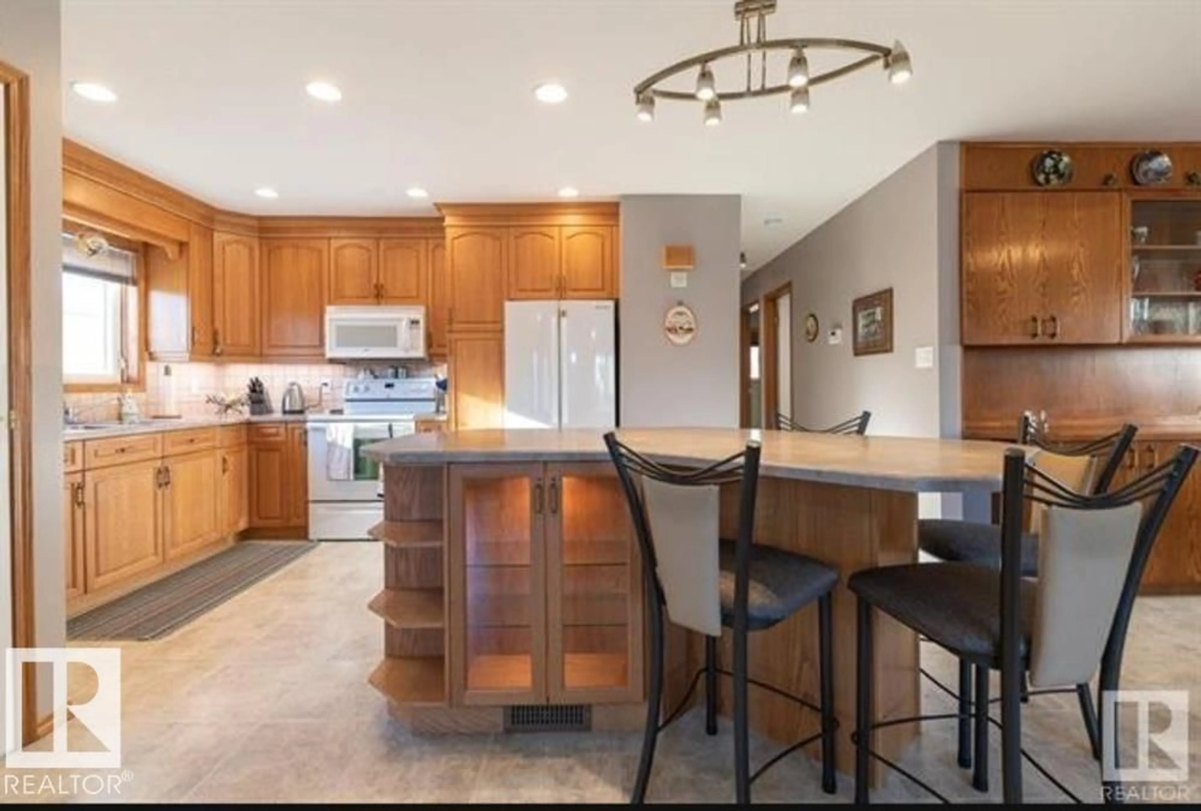 Open concept kitchen, unknown for NW - 1412 63 ST, Edmonton Alberta T6L1X7