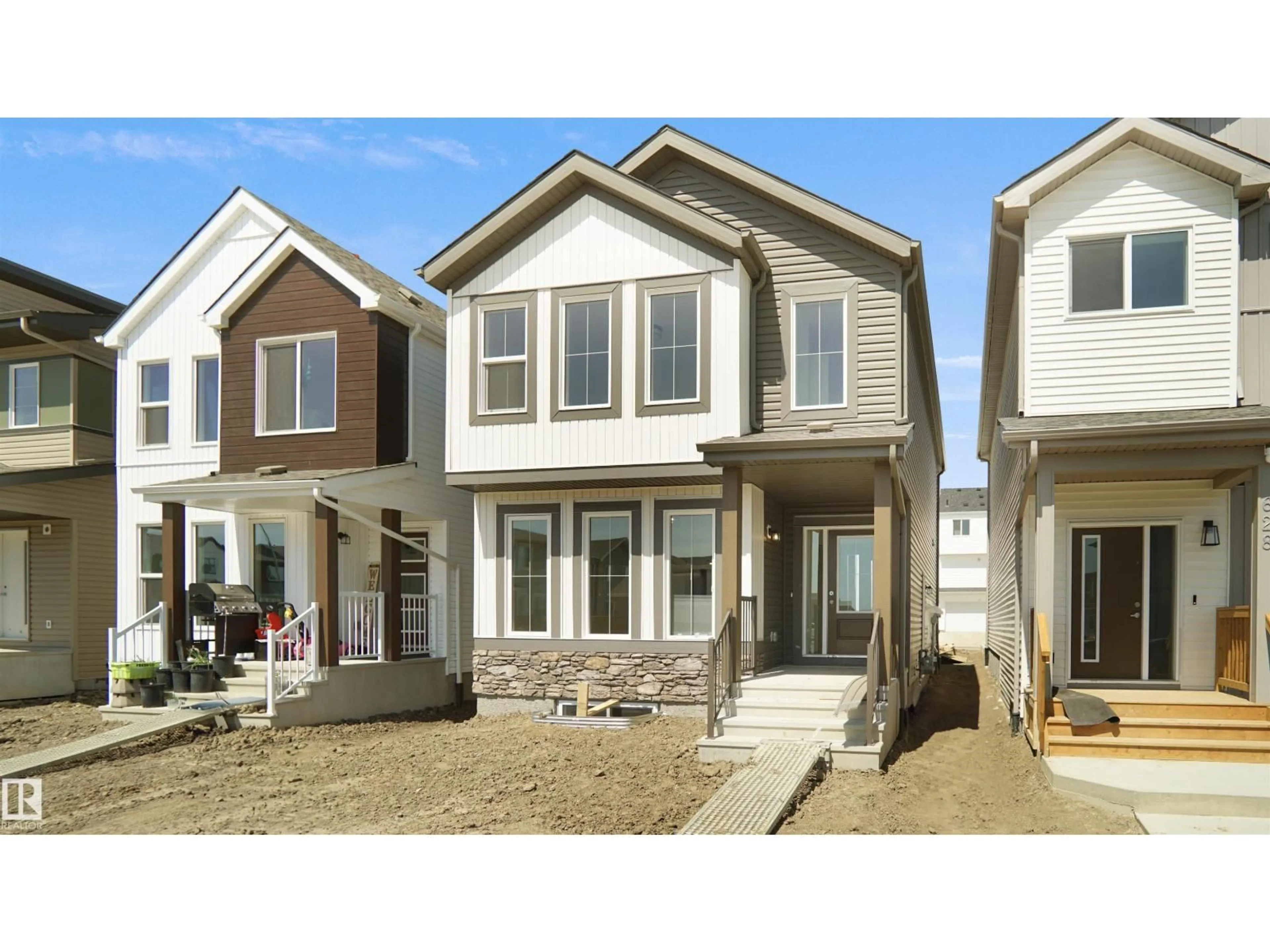 Home with vinyl exterior material, street for SW - 7387 KEELER CR, Edmonton Alberta T6W4J9