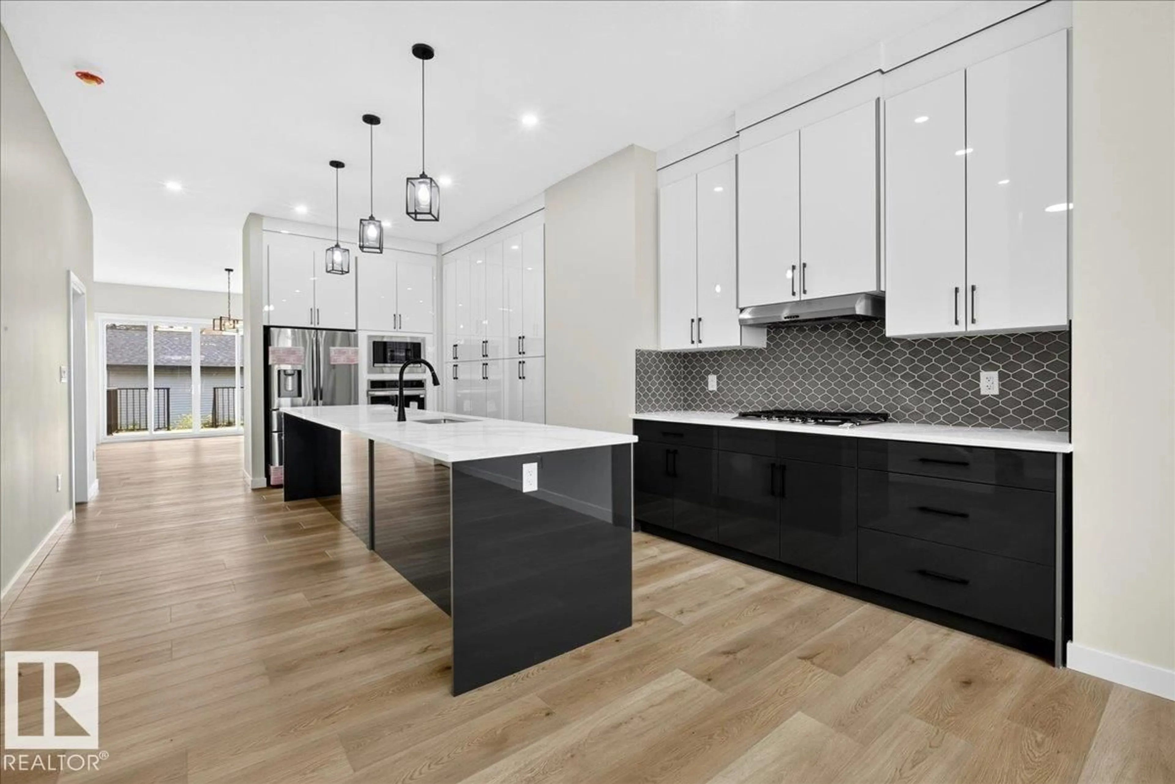 Open concept kitchen, unknown for 9814 155 ST NW, Edmonton Alberta T5P2K9