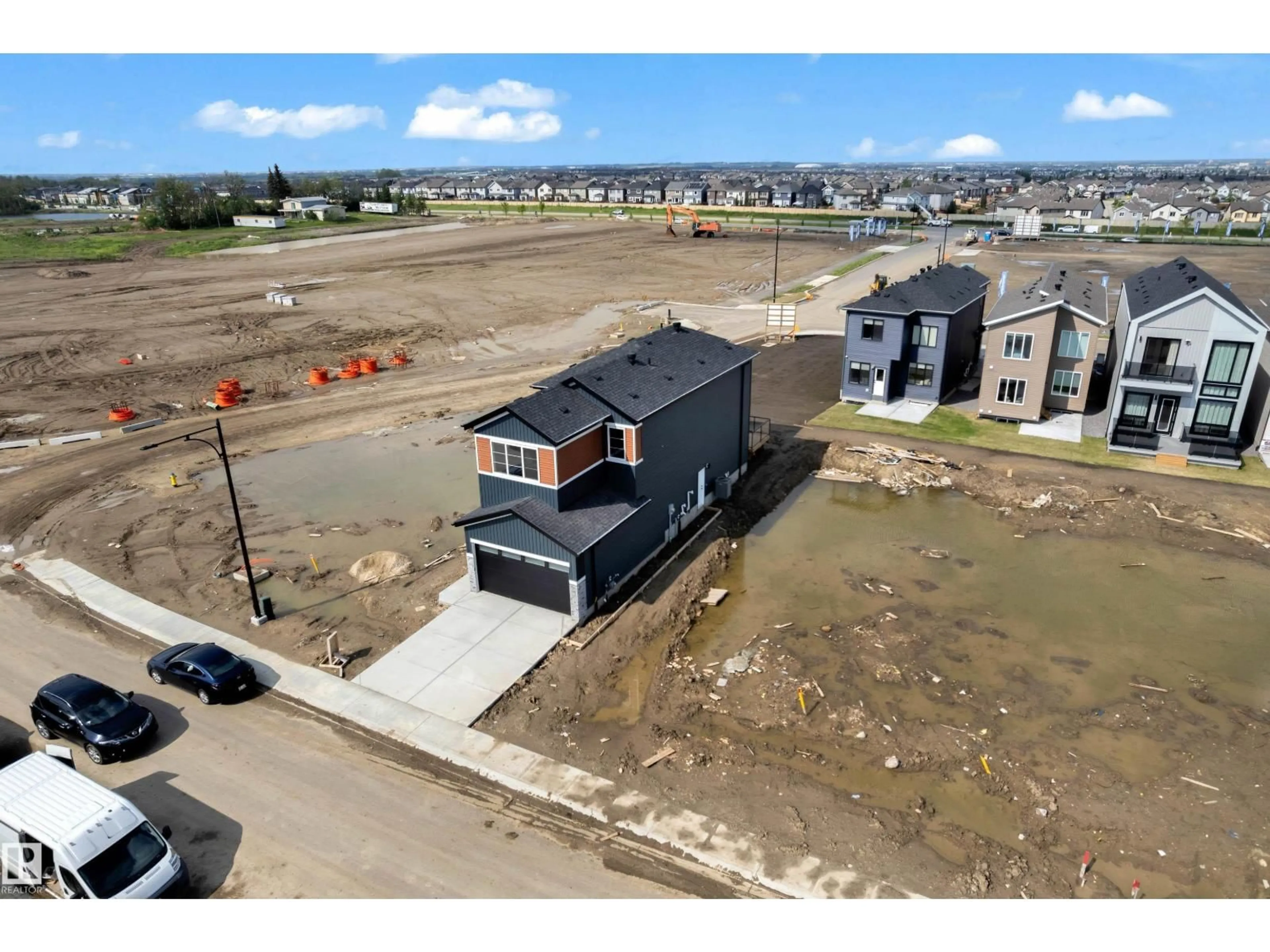 A pic from outside/outdoor area/front of a property/back of a property/a pic from drone, building for SW - 1912 48 ST, Edmonton Alberta T6X3N3