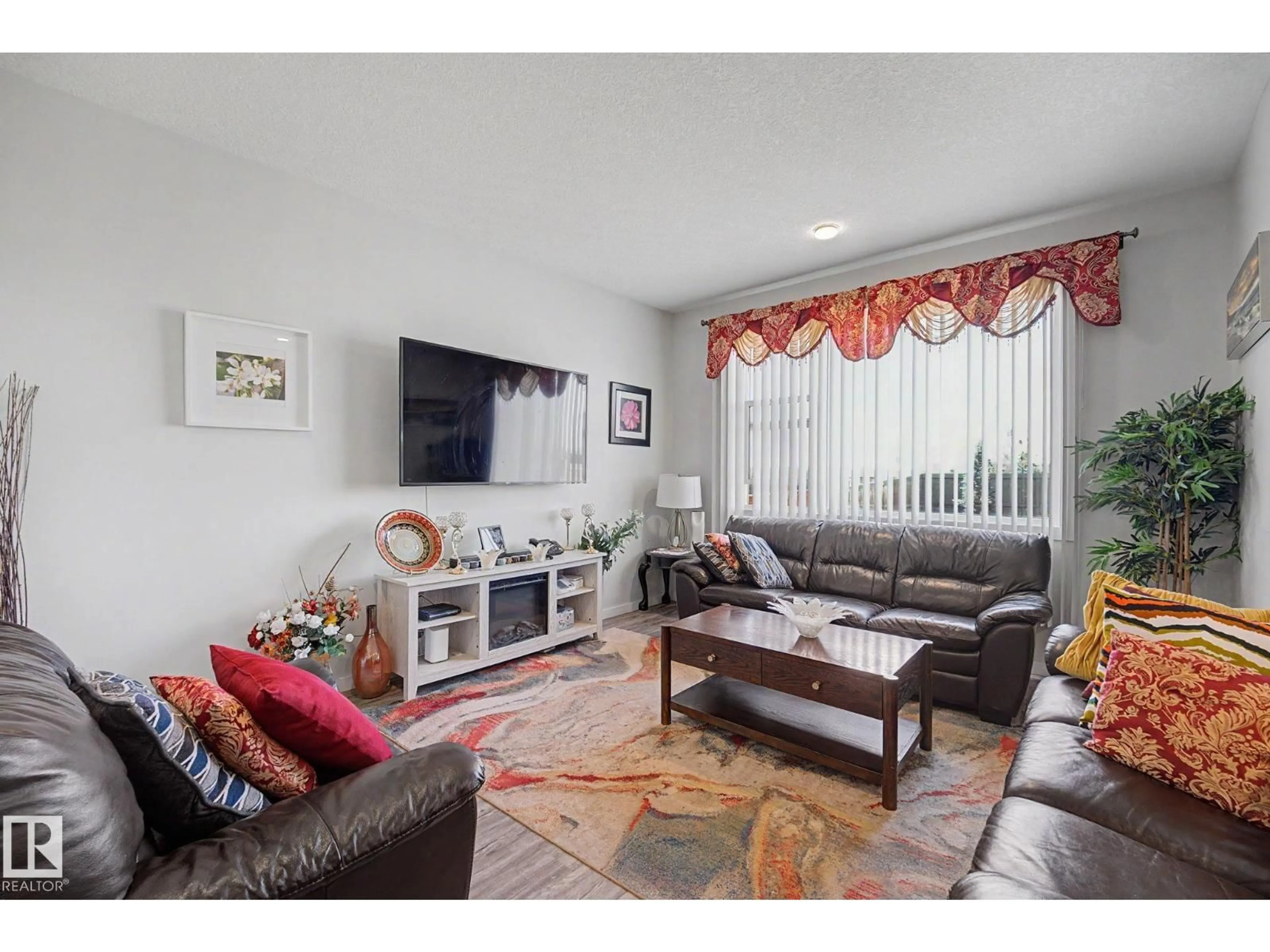 Living room with furniture, unknown for 22419 80 AV, Edmonton Alberta T5T7H8