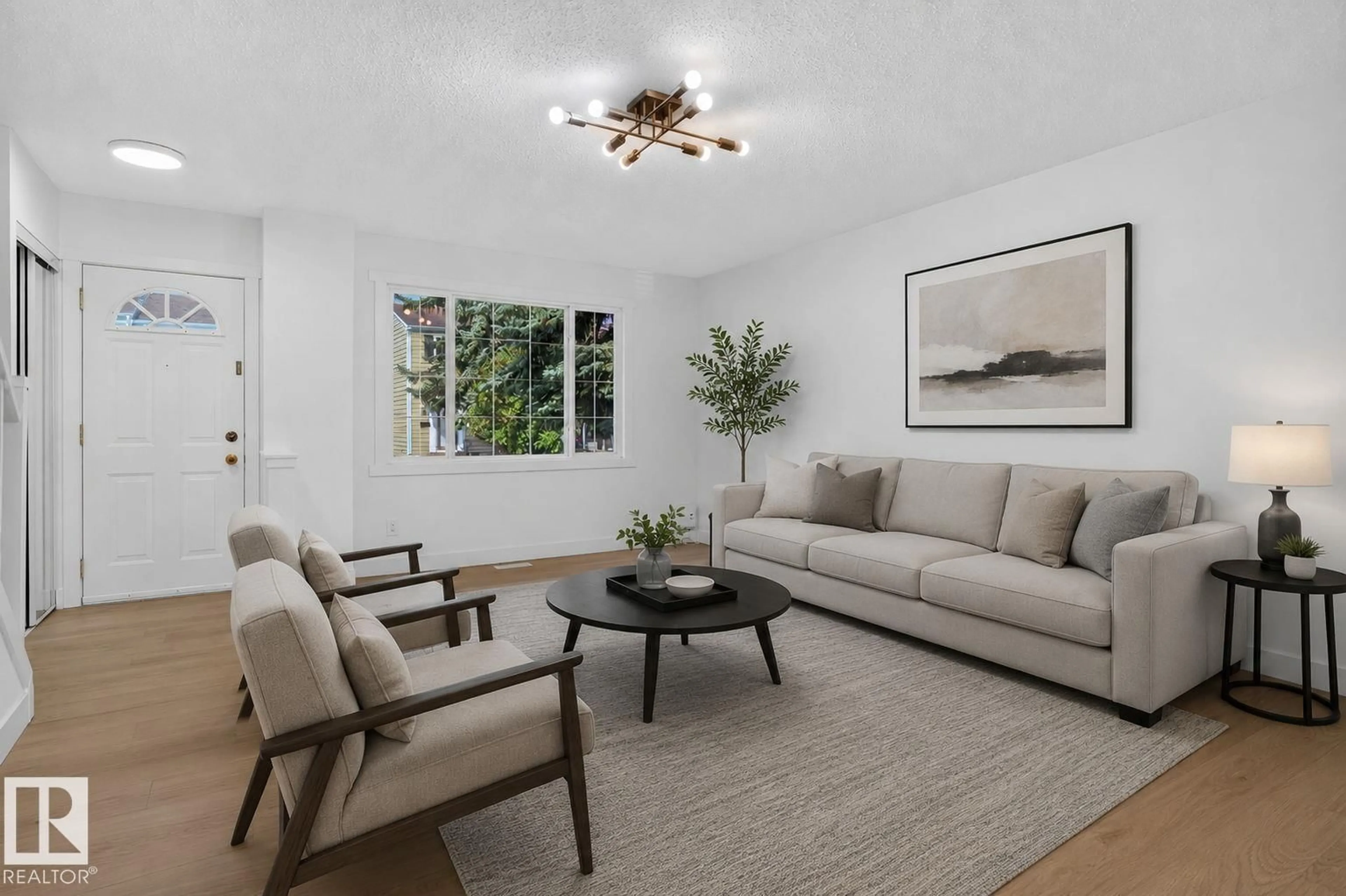 Living room with furniture, unknown for NW - 8059 178 ST, Edmonton Alberta T5T1L3