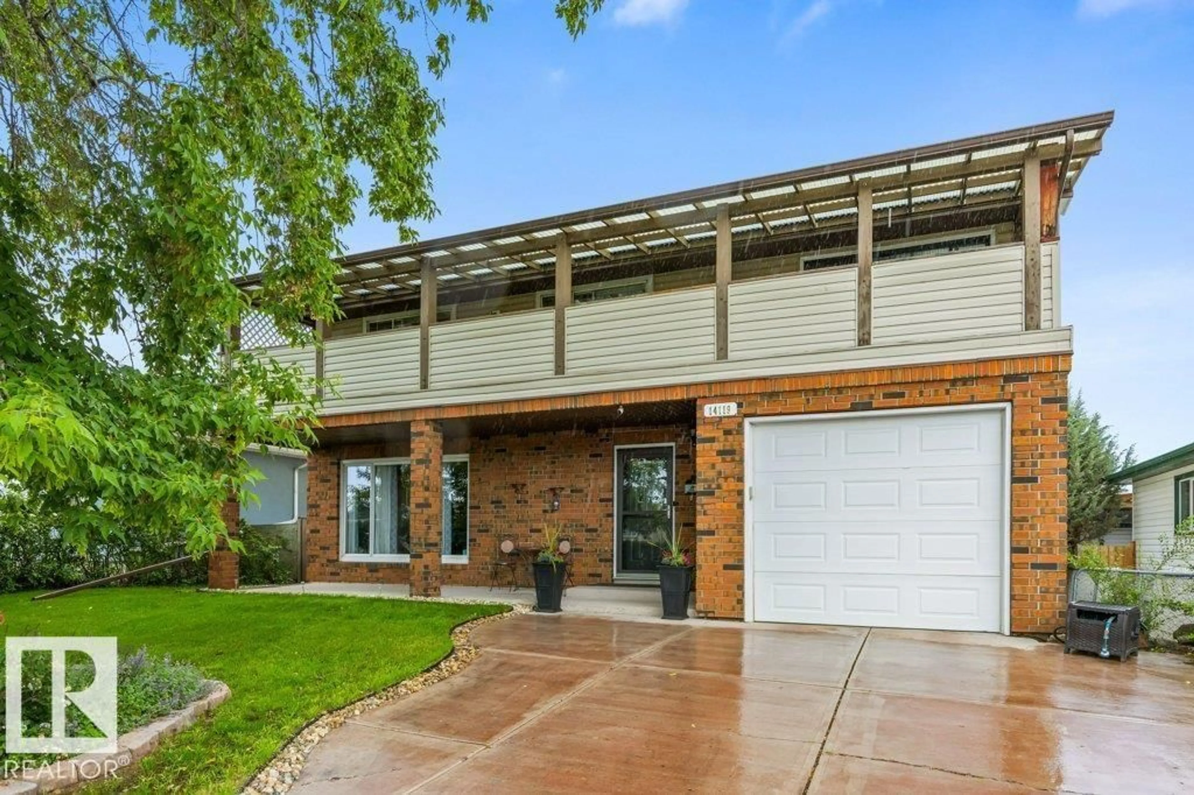 Home with brick exterior material, street for 14119 73 ST, Edmonton Alberta T5C0V6