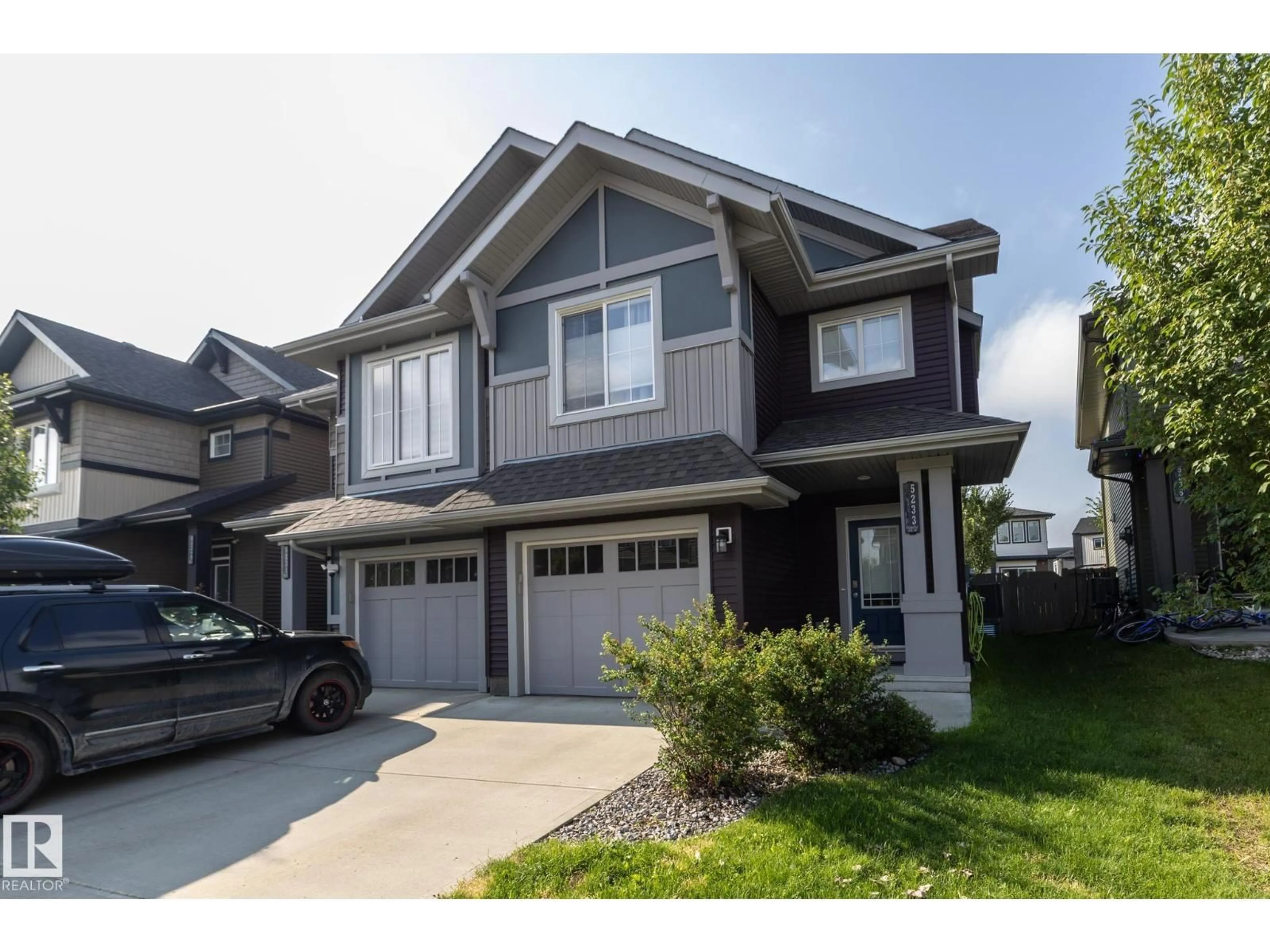 Home with vinyl exterior material, street for SW - 5233 CRABAPPLE LI, Edmonton Alberta T6X2H6