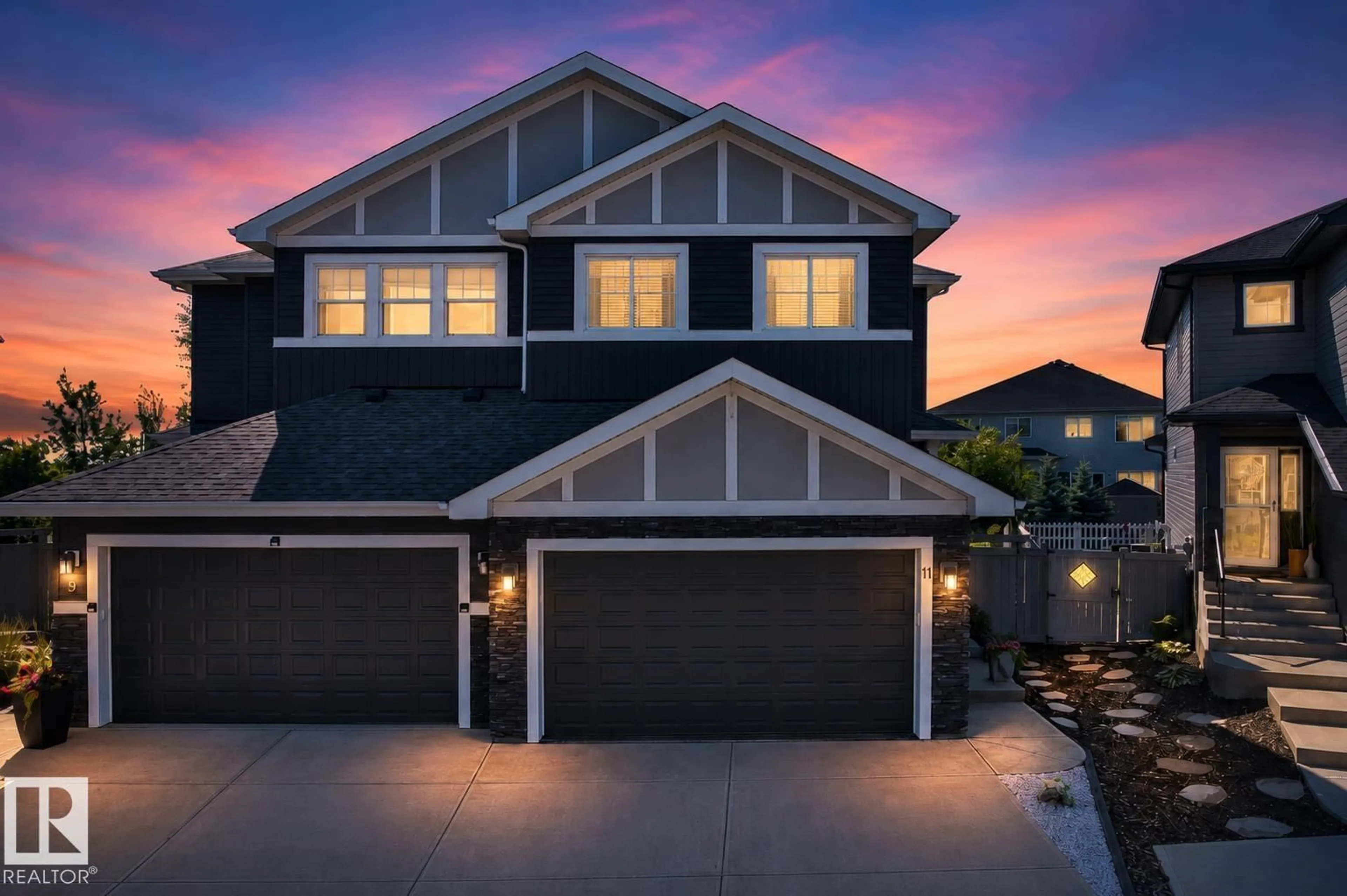 Home with vinyl exterior material, street for 11 ROLSTON CL, Leduc Alberta T6E1G6