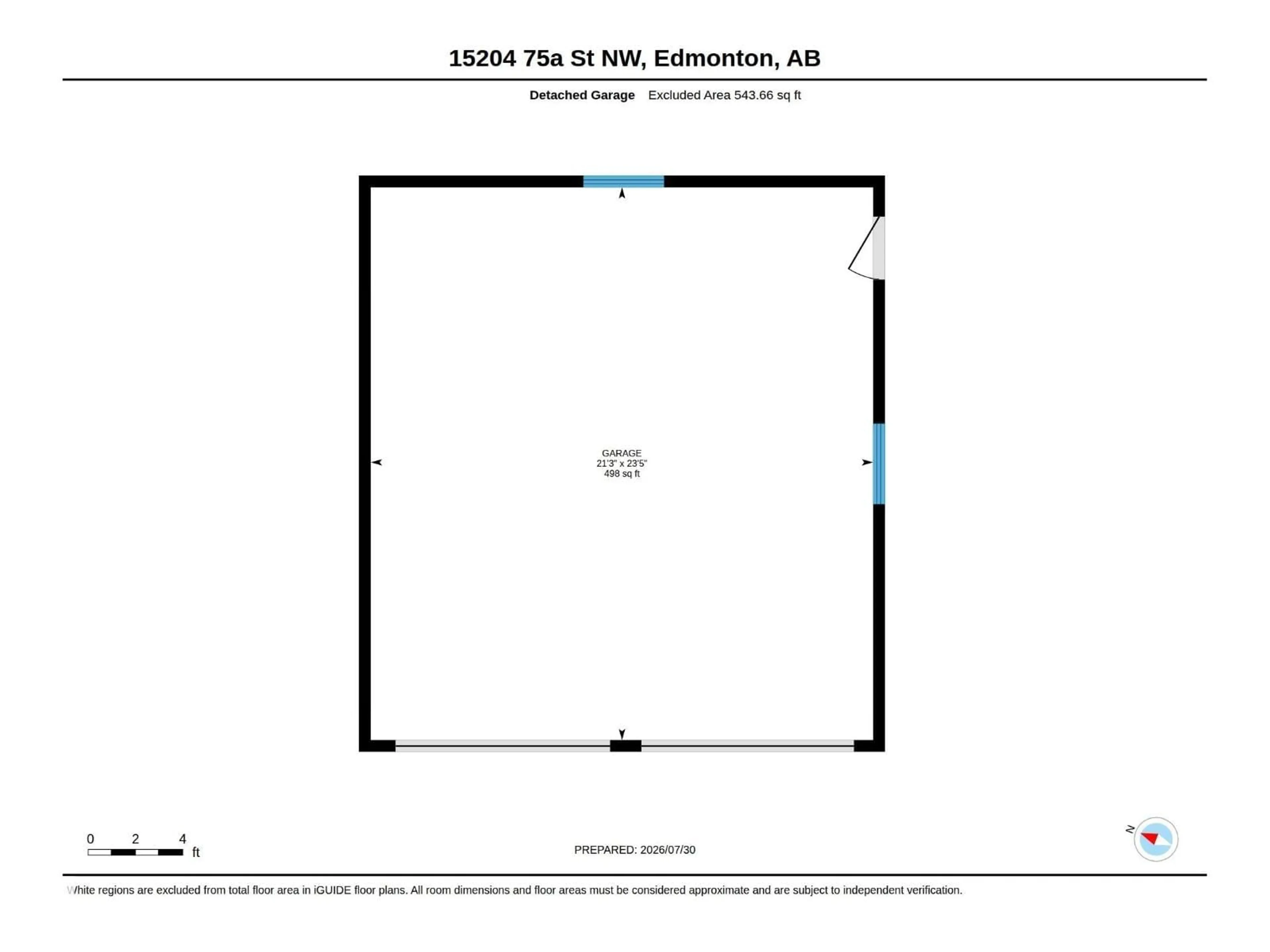 Floor plan for NW - 15204 75A ST, Edmonton Alberta T5C1A7