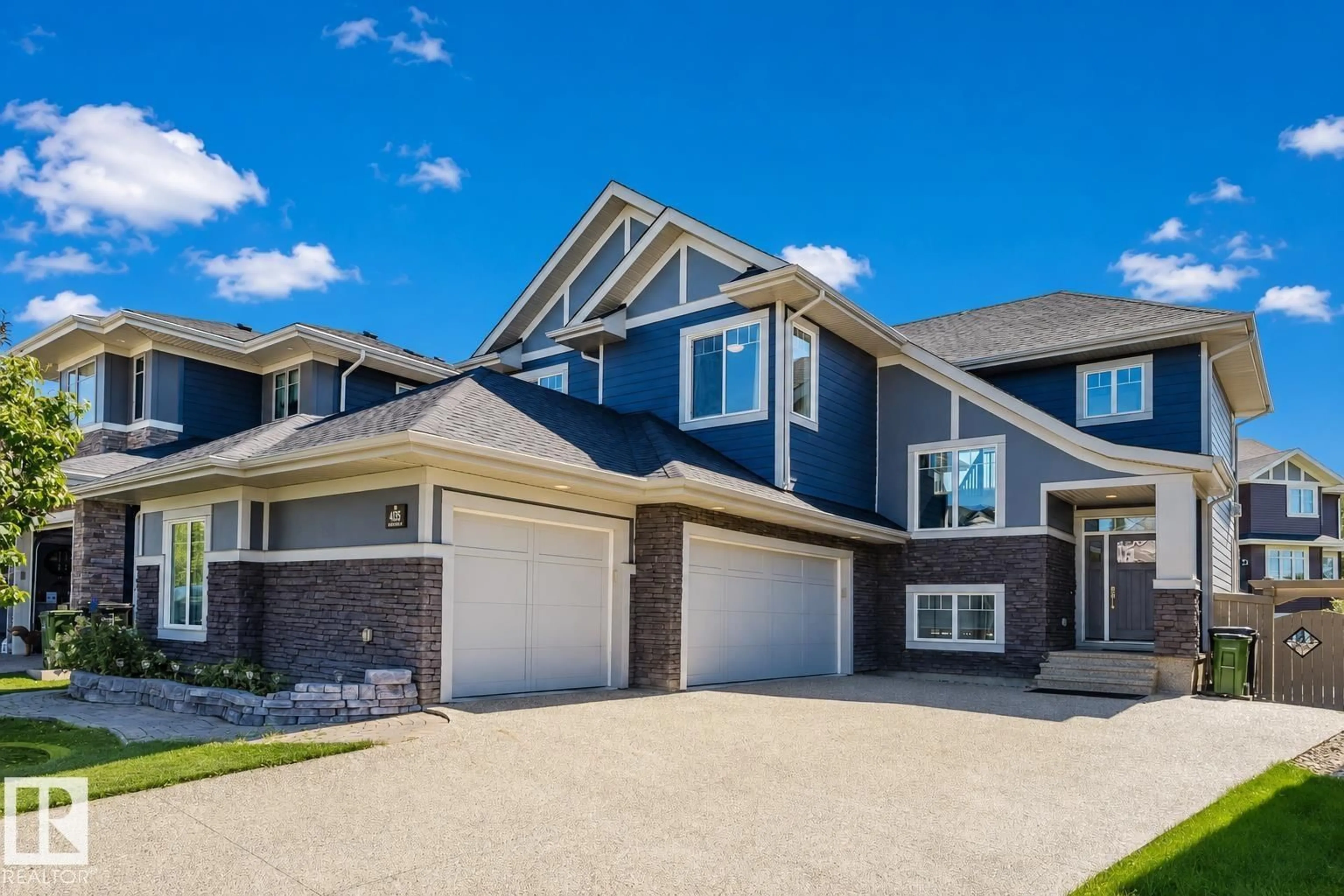 Home with vinyl exterior material, street for 4125 KENNEDY GREEN, Edmonton Alberta T6W3B1