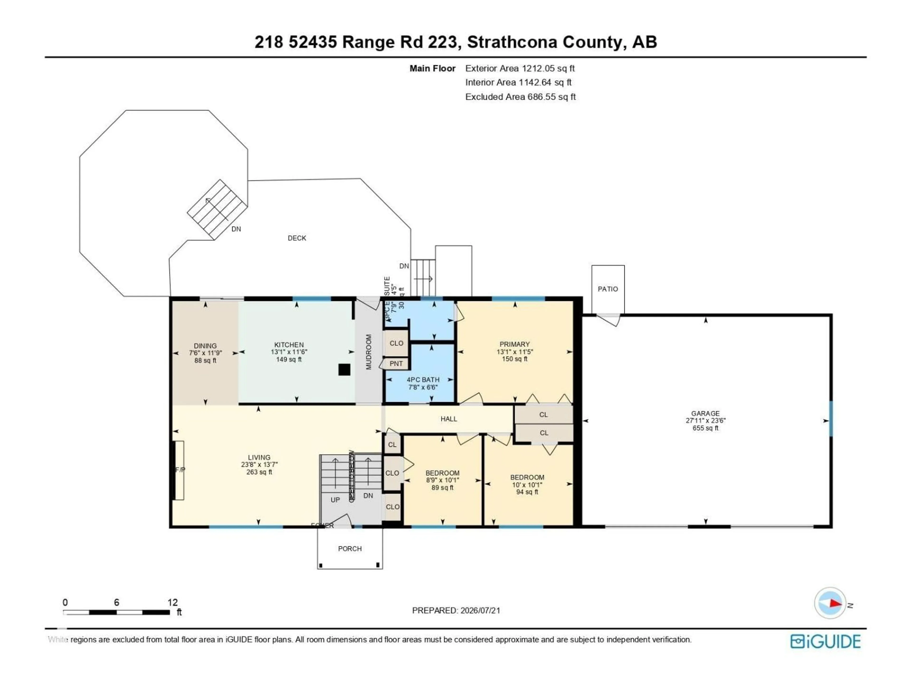 Floor plan for 218 - 52435 RGE ROAD 223 RGE ROAD, Rural Strathcona County Alberta T8A4P8