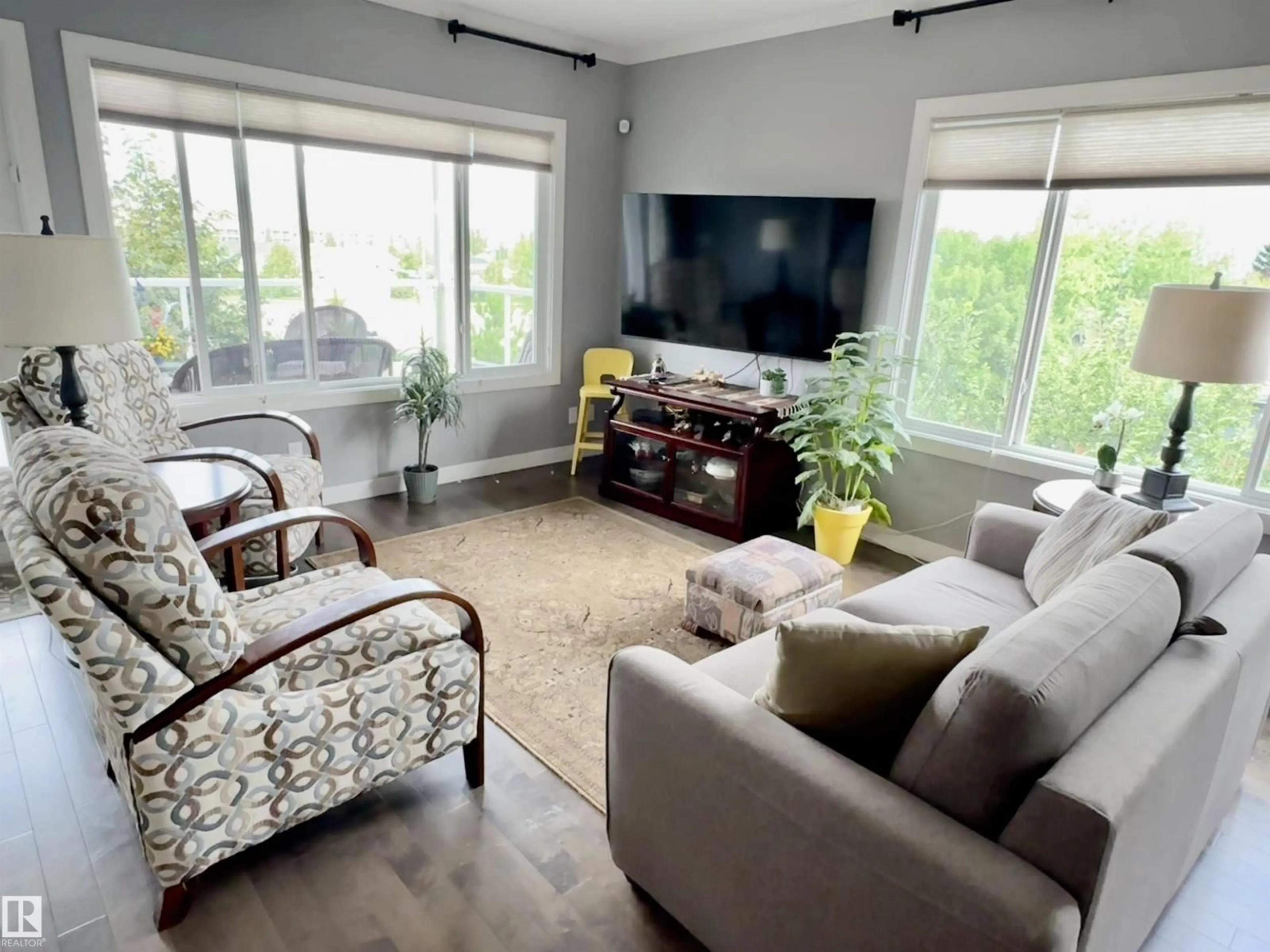 Living room with furniture, unknown for #304 - 100 CRYSTAL LN, Sherwood Park Alberta T8H0P2