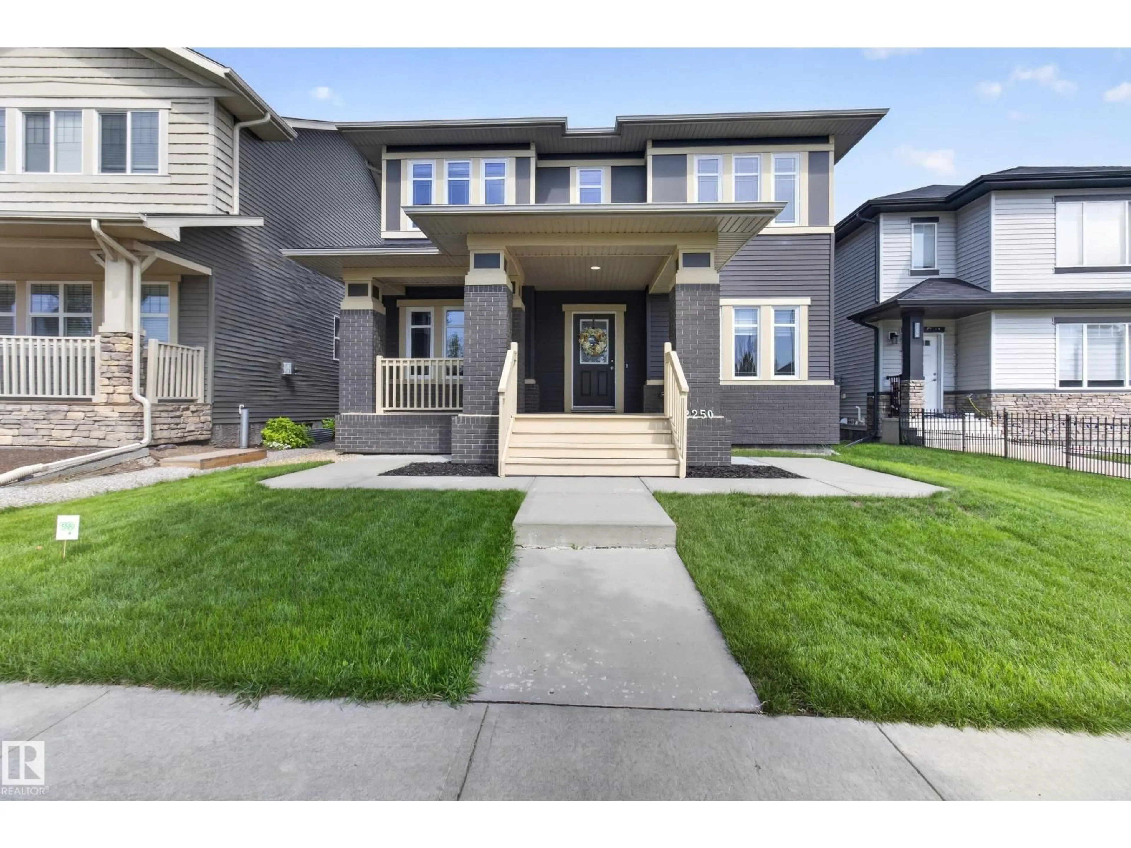 Home with brick exterior material, street for 2250 ASPEN TR, Sherwood Park Alberta T8H0W4