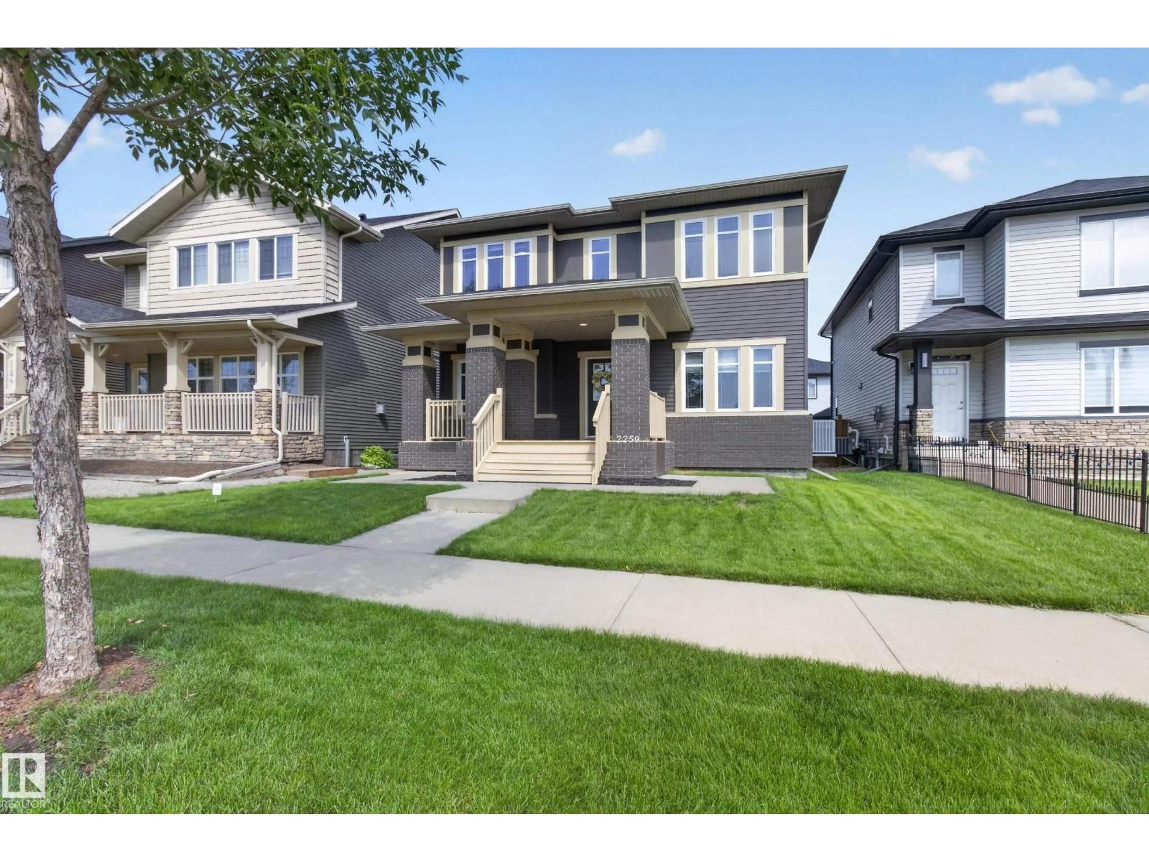 Home with brick exterior material, street for 2250 ASPEN TR, Sherwood Park Alberta T8H0W4
