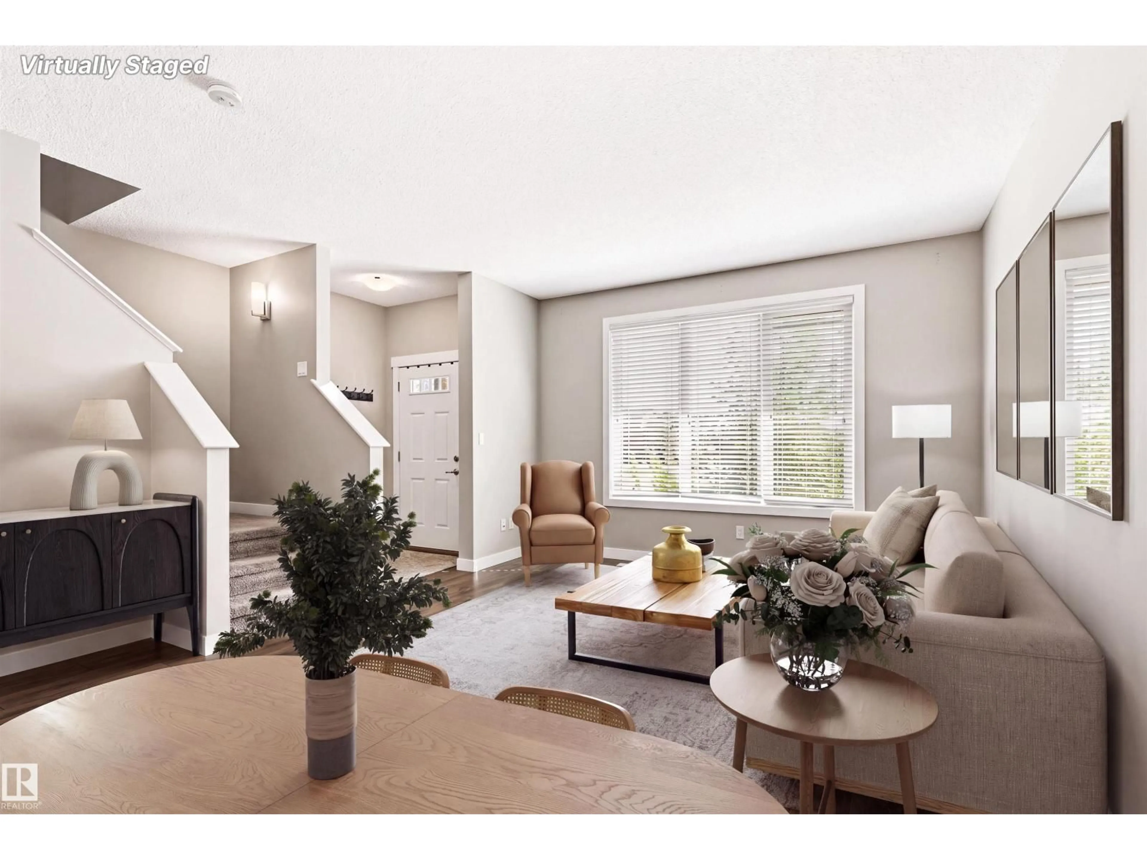 Living room with furniture, unknown for 2016 CAVANAGH DR, Edmonton Alberta T6W3M6