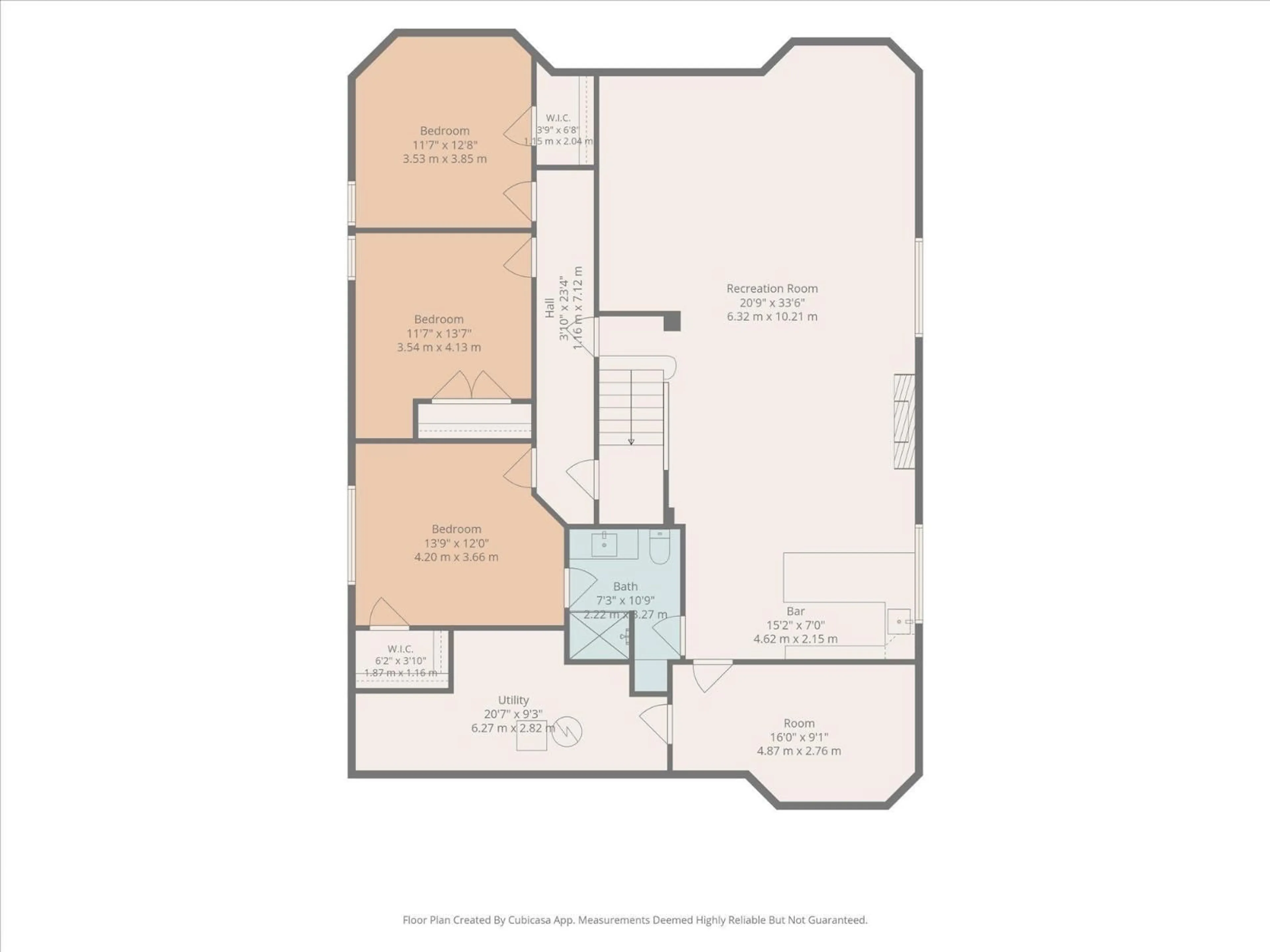 Floor plan for 8704 165 AV, Edmonton Alberta T5Z2W9