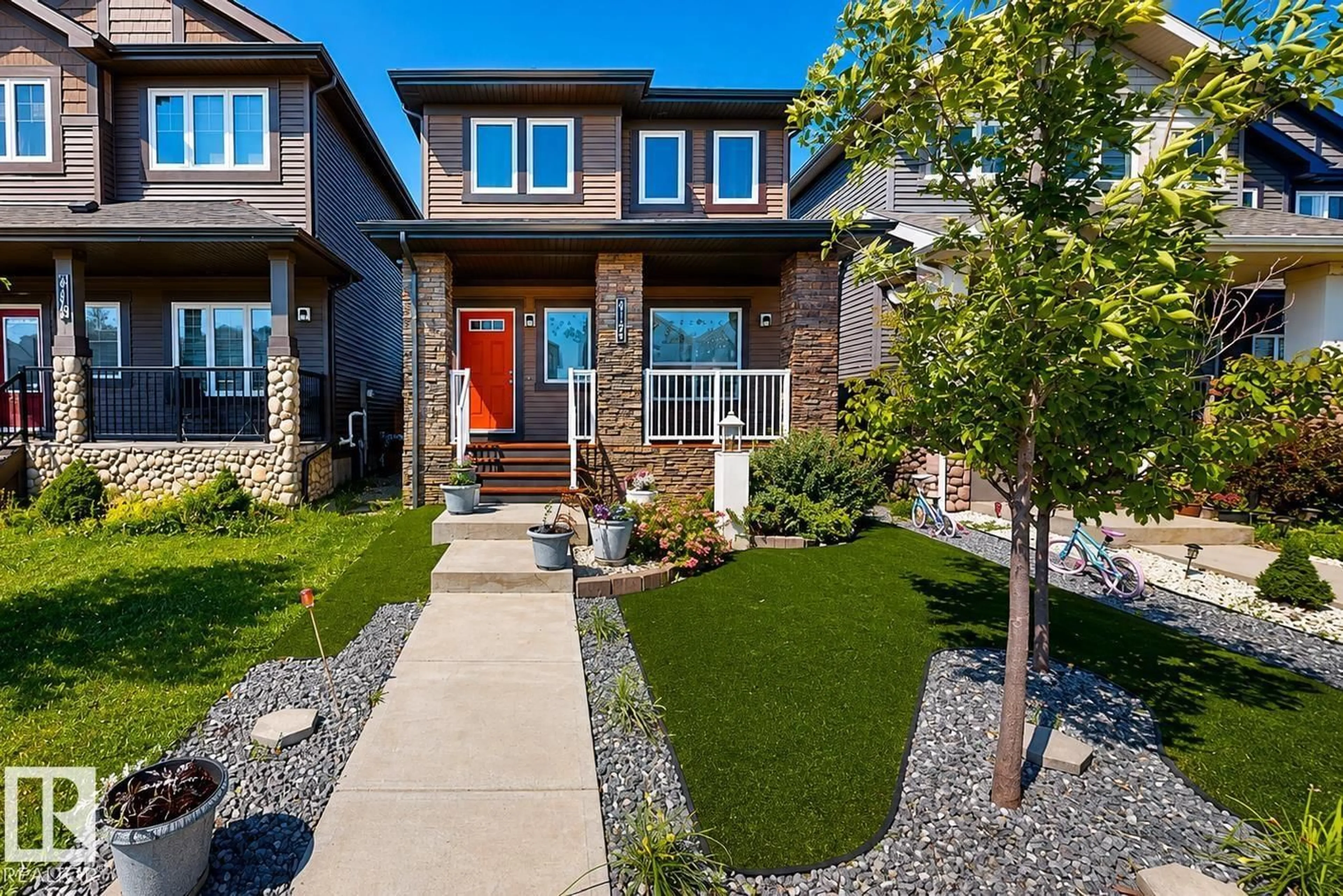 Home with brick exterior material, street for NW - 8172 226 ST, Edmonton Alberta T5T7G7