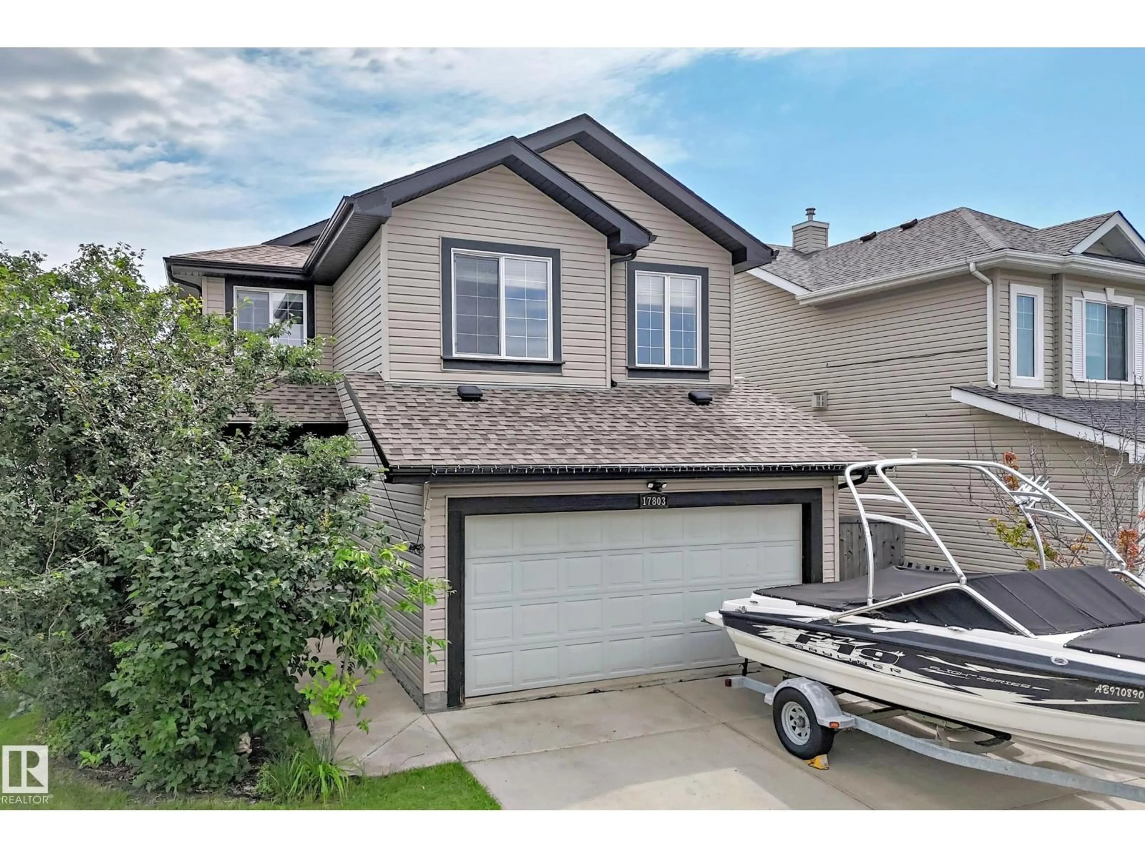 Home with vinyl exterior material, street for NW - 17803 89 ST, Edmonton Alberta T5Z0A6