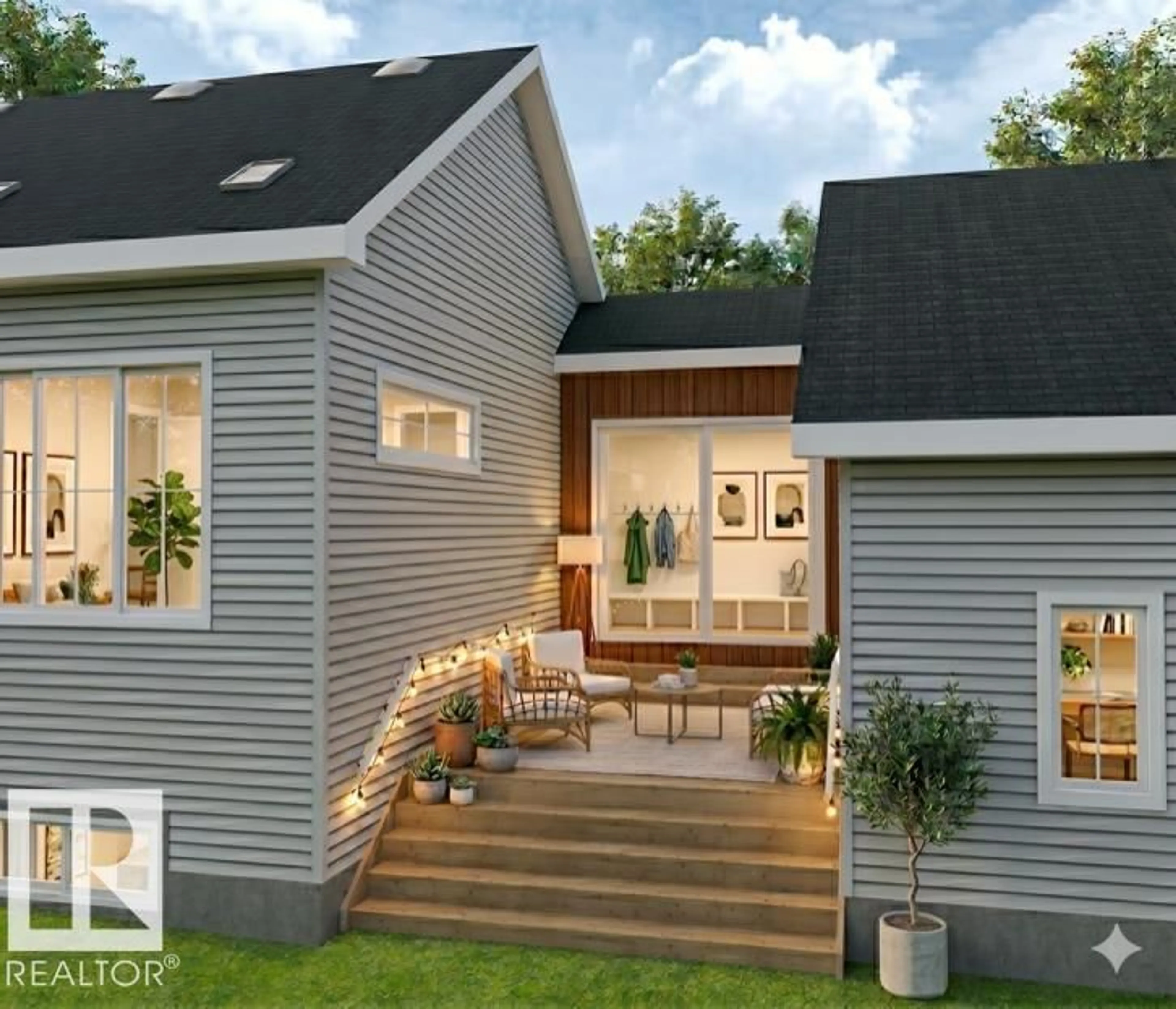 Home with vinyl exterior material, street for 7002 - 7002 54 AV, Beaumont Alberta T4X2Z7