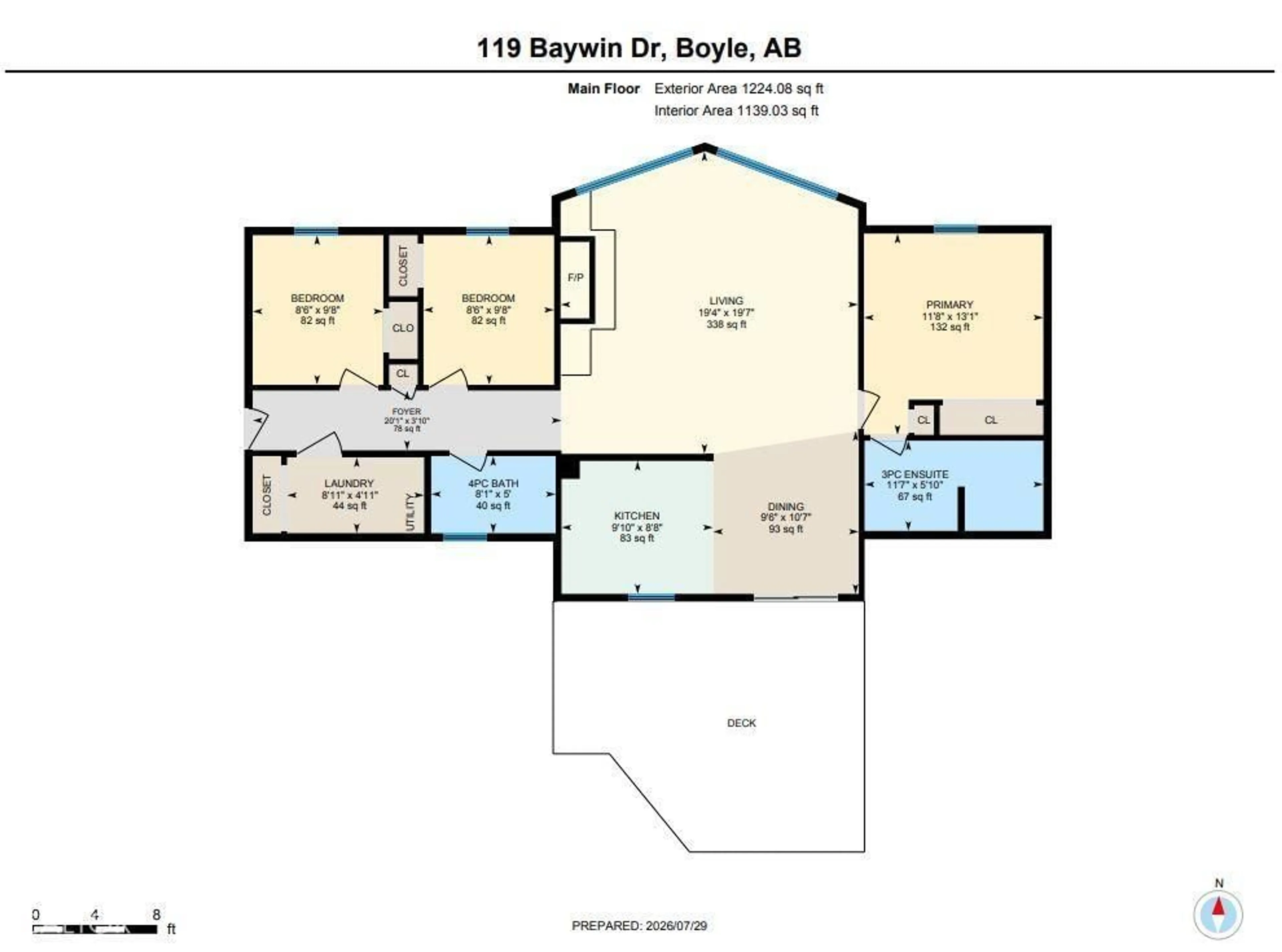 Floor plan for 183049 - 119 HWY 663, Rural Athabasca County Alberta T0A0M0