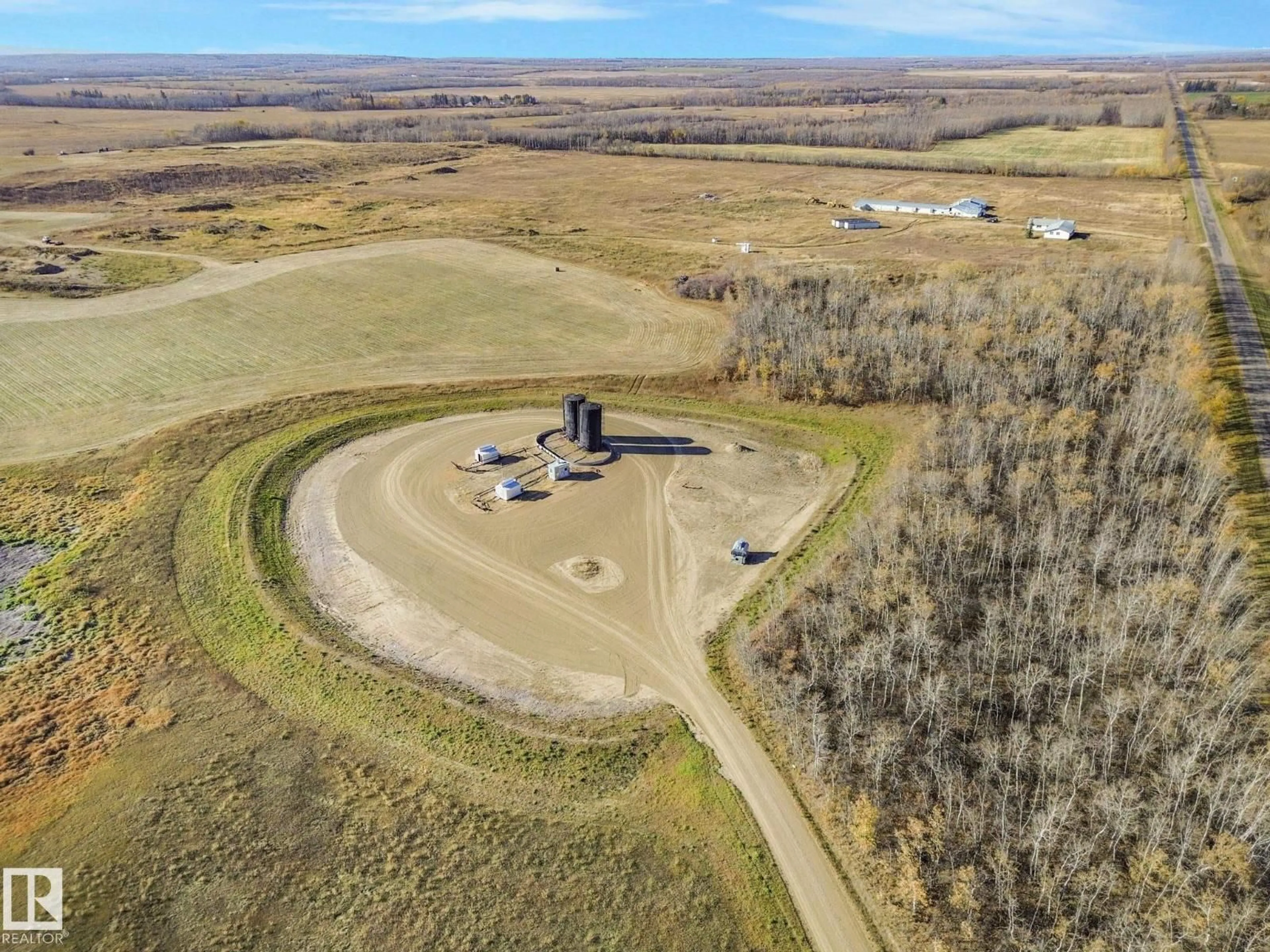 A pic from outside/outdoor area/front of a property/back of a property/a pic from drone, building for 45011 TWP RD 610, Rural Bonnyville M.D. Alberta T9N2H6