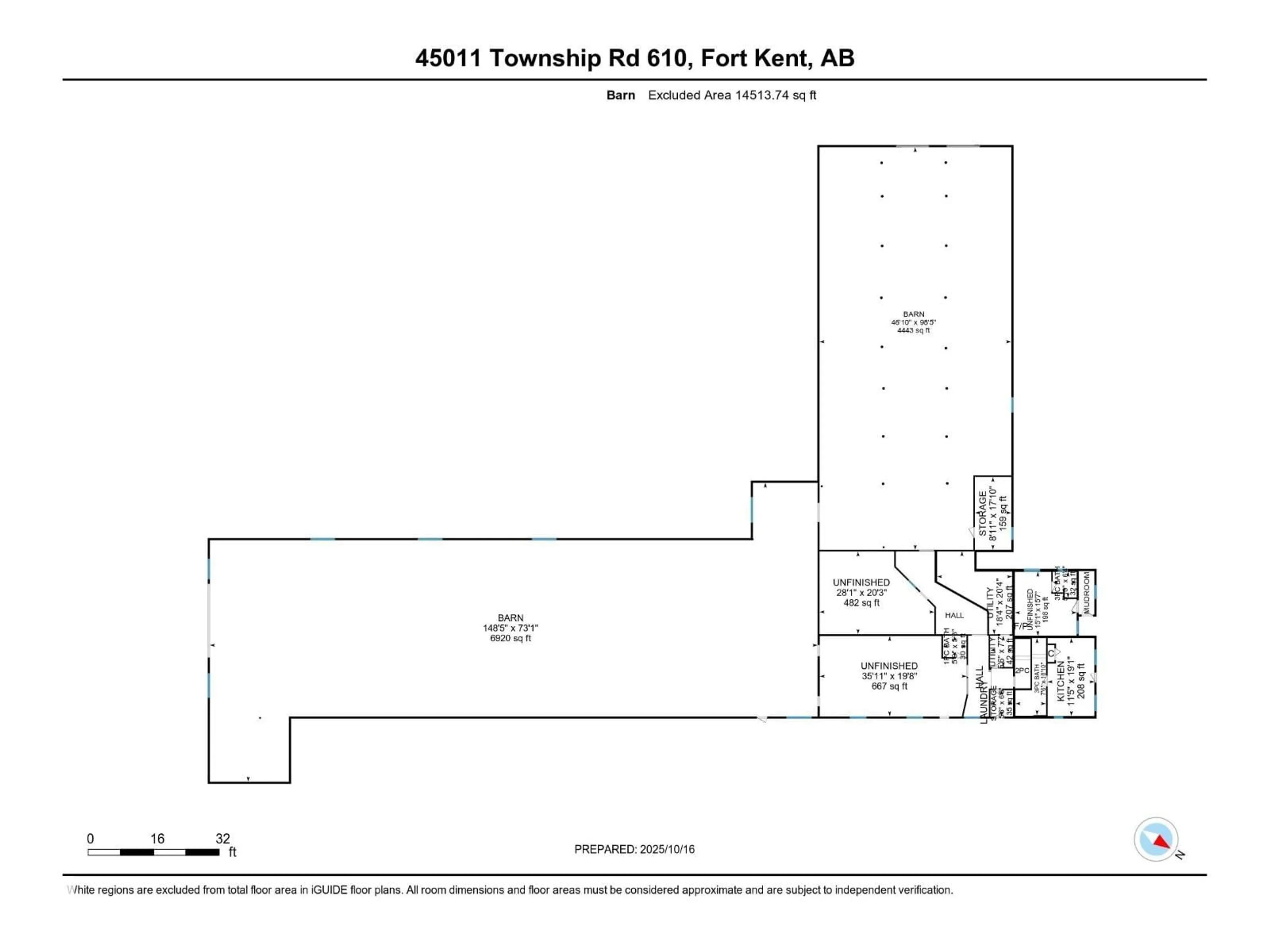 Floor plan for 45011 TWP RD 610, Rural Bonnyville M.D. Alberta T9N2H6